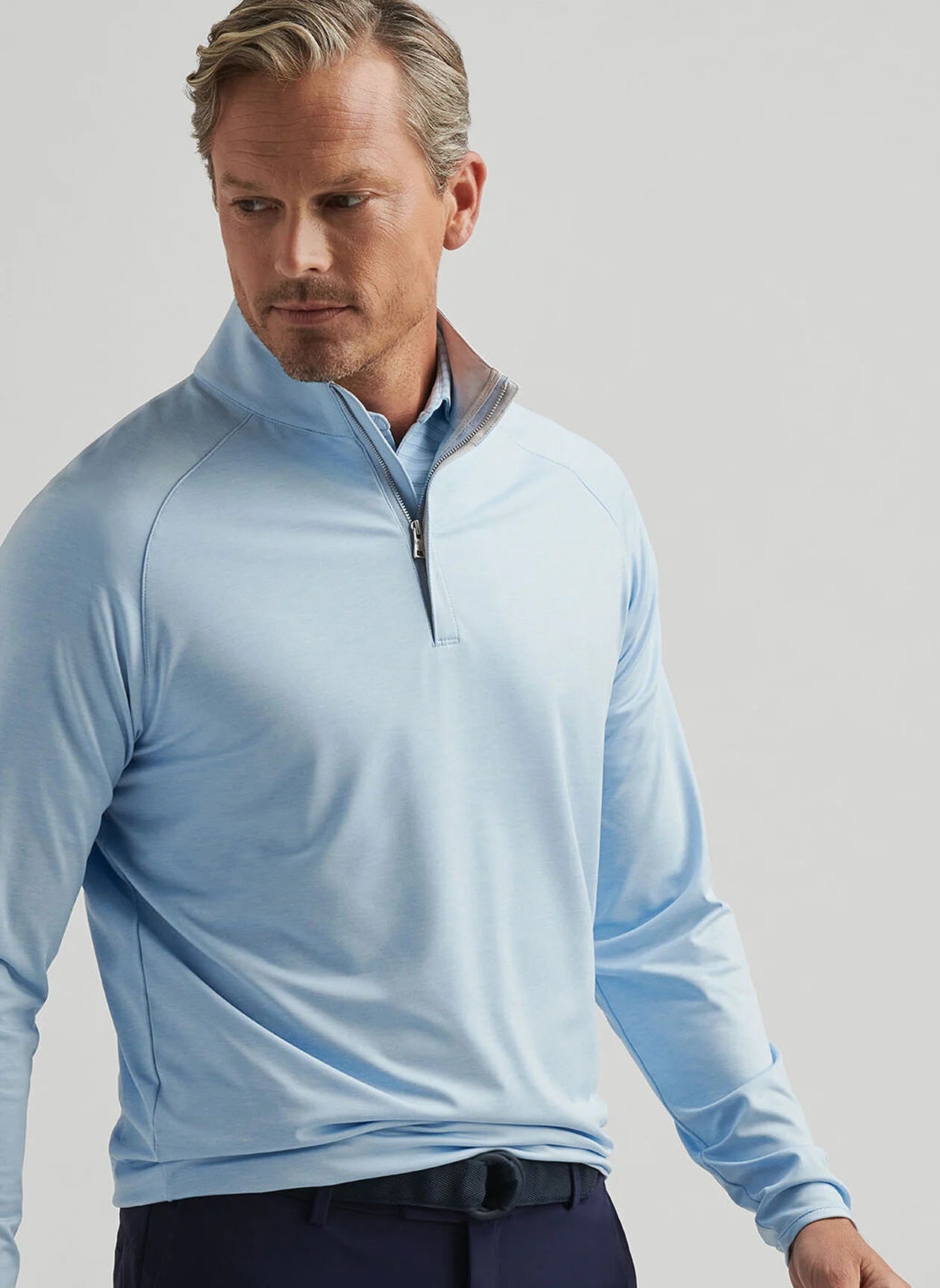 Stealth Performance Quarter-Zip BLUE FROST