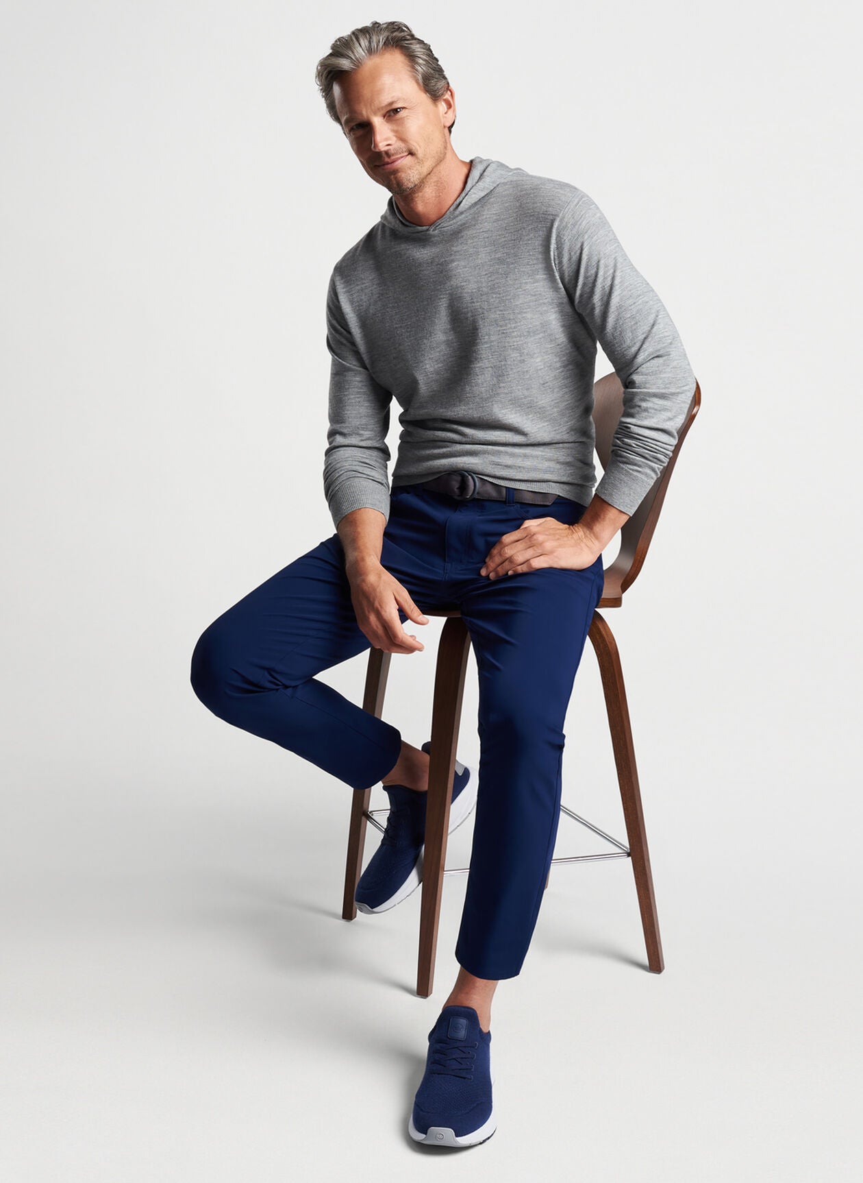 EXCURSIONIST FLEX POPOVER HOODIE GALE GREY