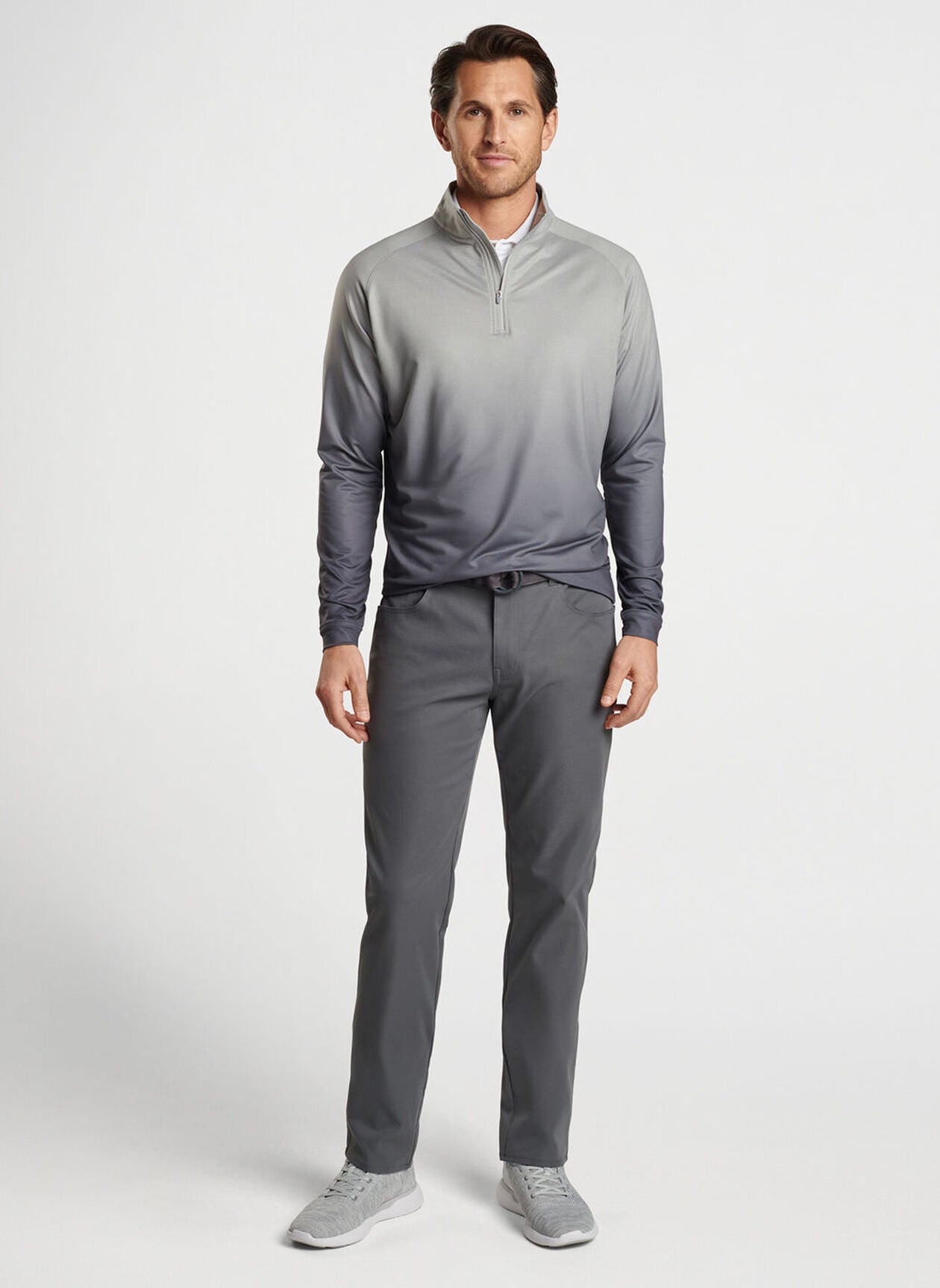 PERTH OMBRE PERFORMANCE QUARTER-ZIP GALE