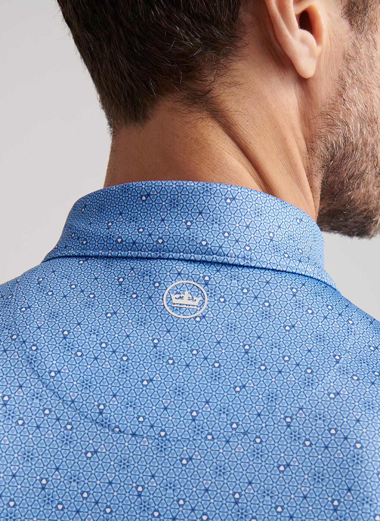 Costanzo Geo Performance Jersey Polo Evening Tide