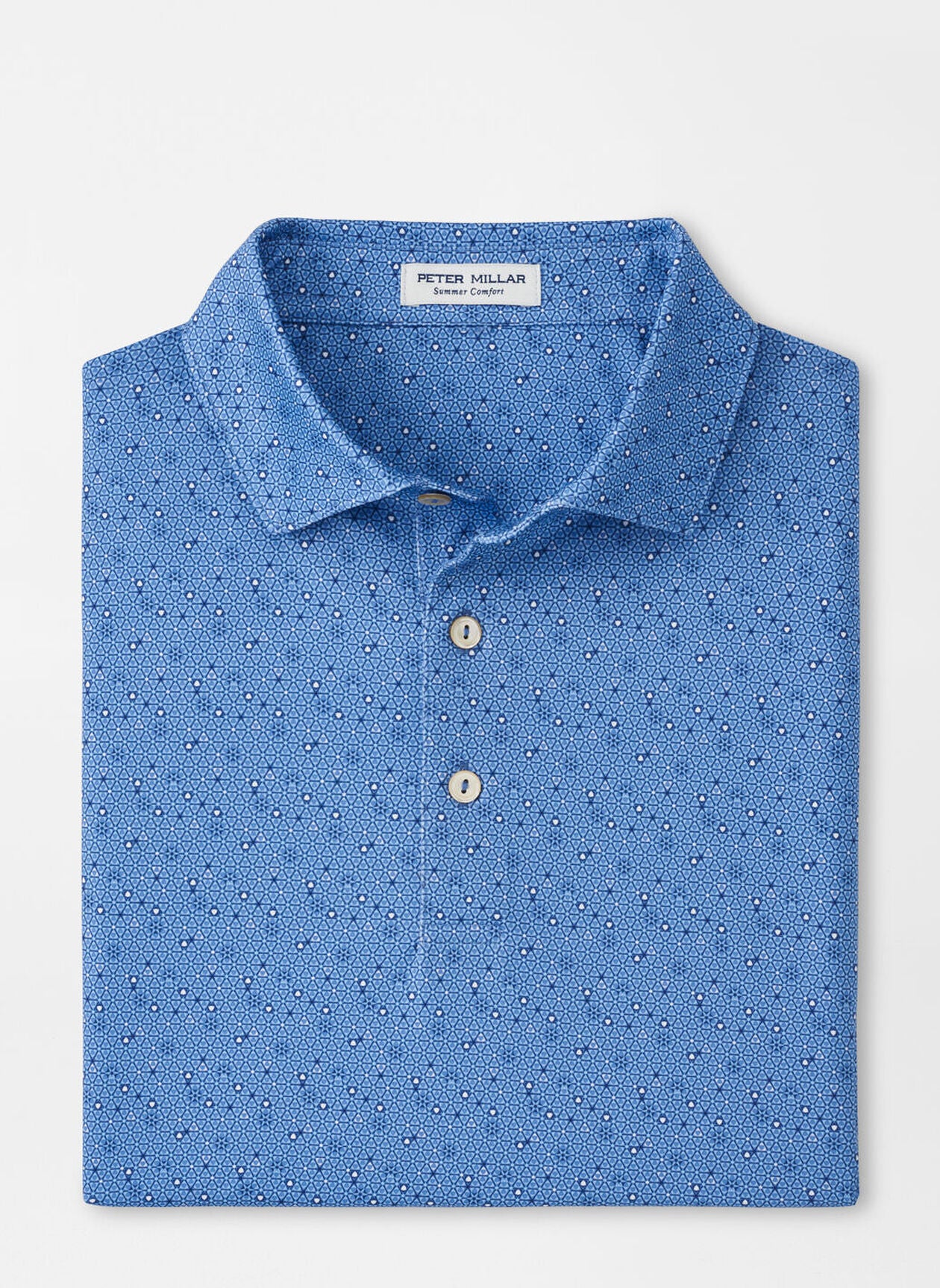 Costanzo Geo Performance Jersey Polo Evening Tide