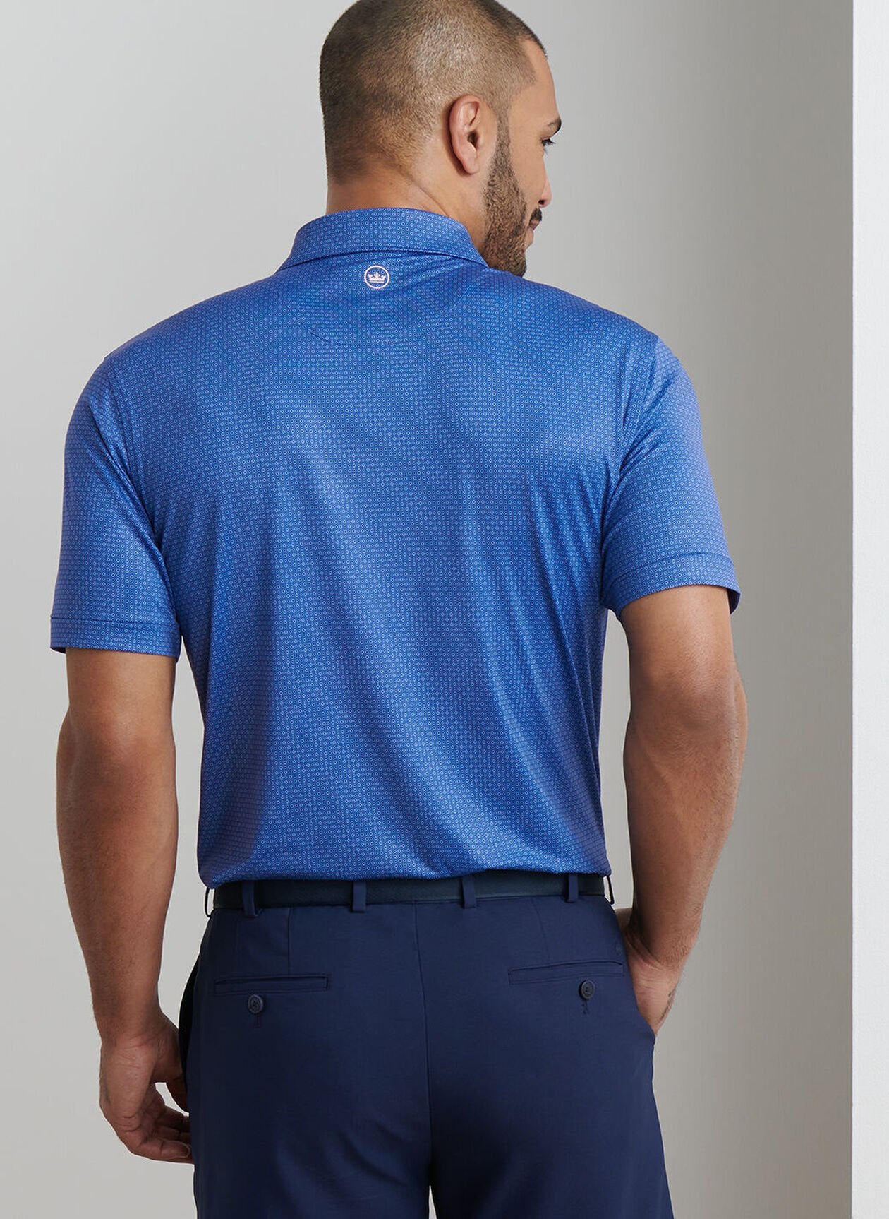 Axle Geo Performance Jersey Polo Sport Navy