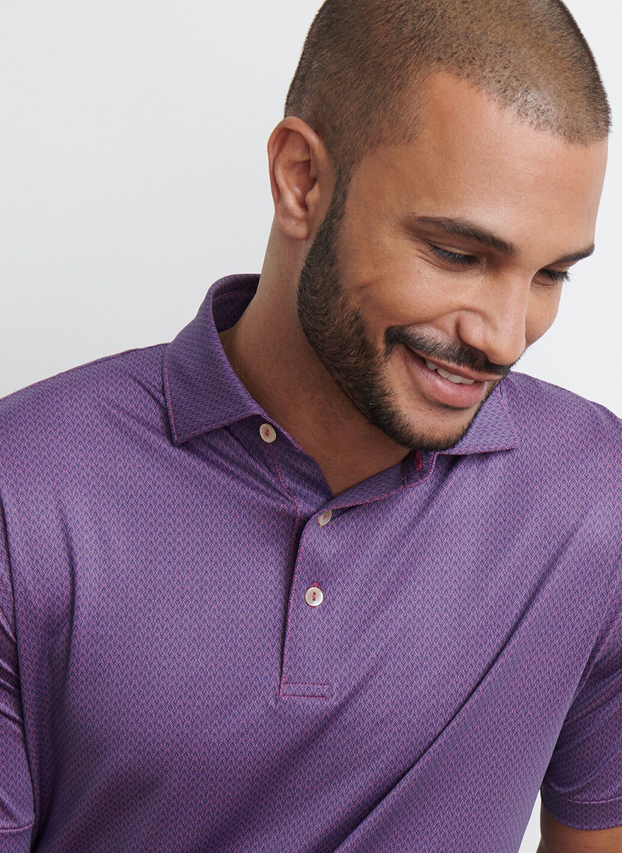 Abbott Performance Jersey Polo Rosewood