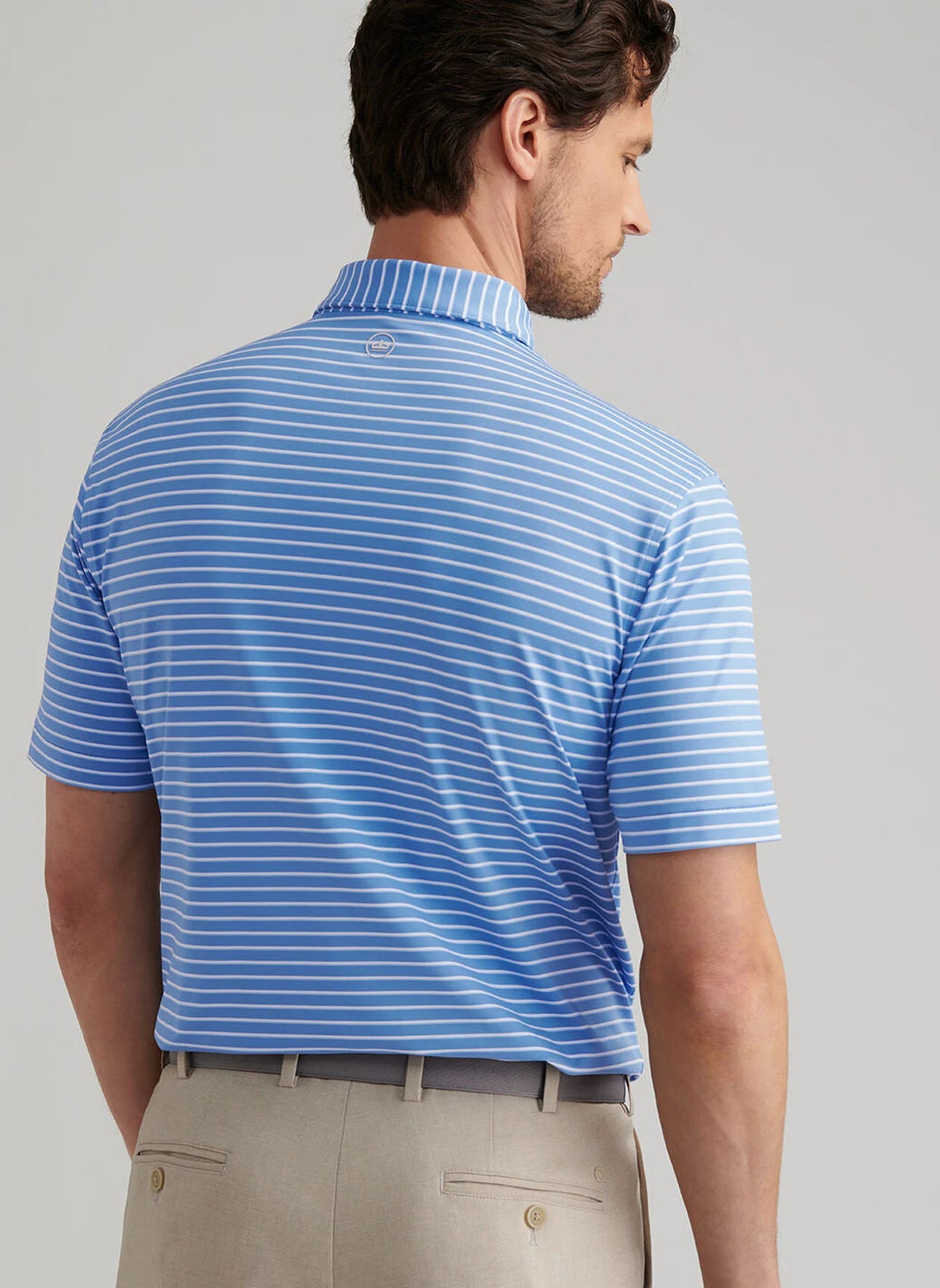 Dunnes Performance Jersey Polo Evening Tide