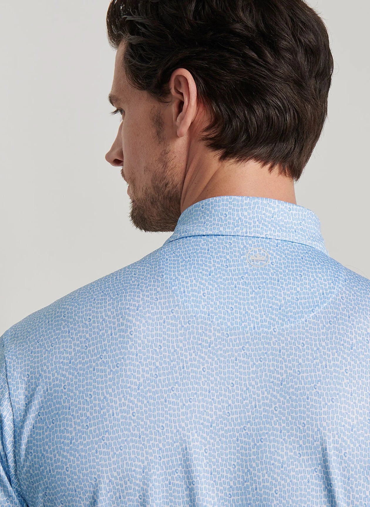 Oyster Shooter Performance Jersey Polo White