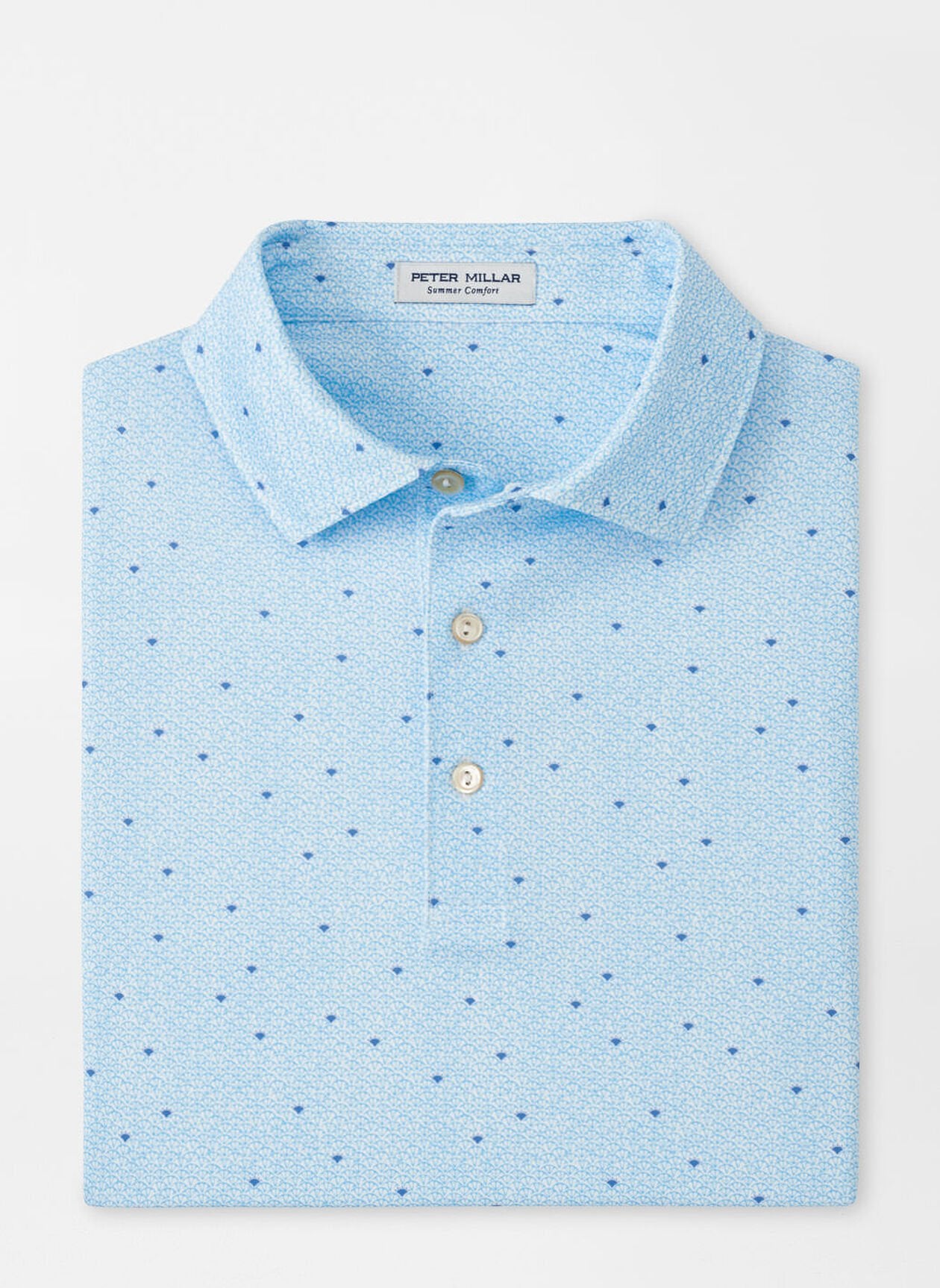 Tequila Sunrise Performance Jersey Polo WHITE