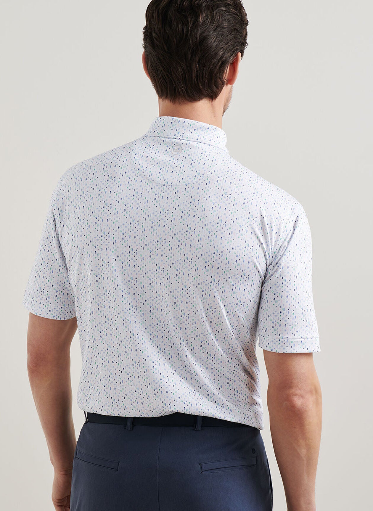 Cocktail Garnish Performance Jersey Polo White