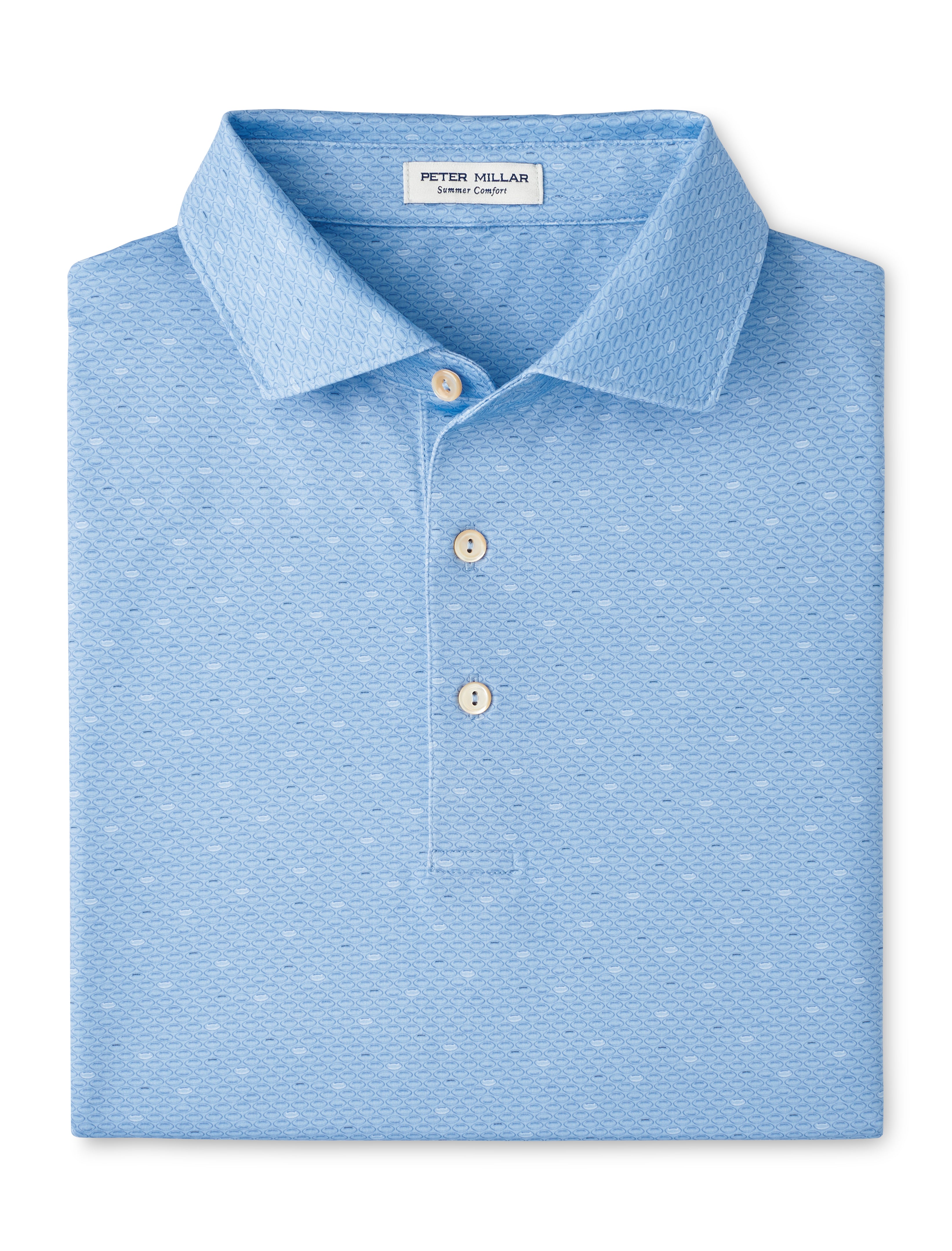 Fall Football Performance Jersey Polo Cottage Blue