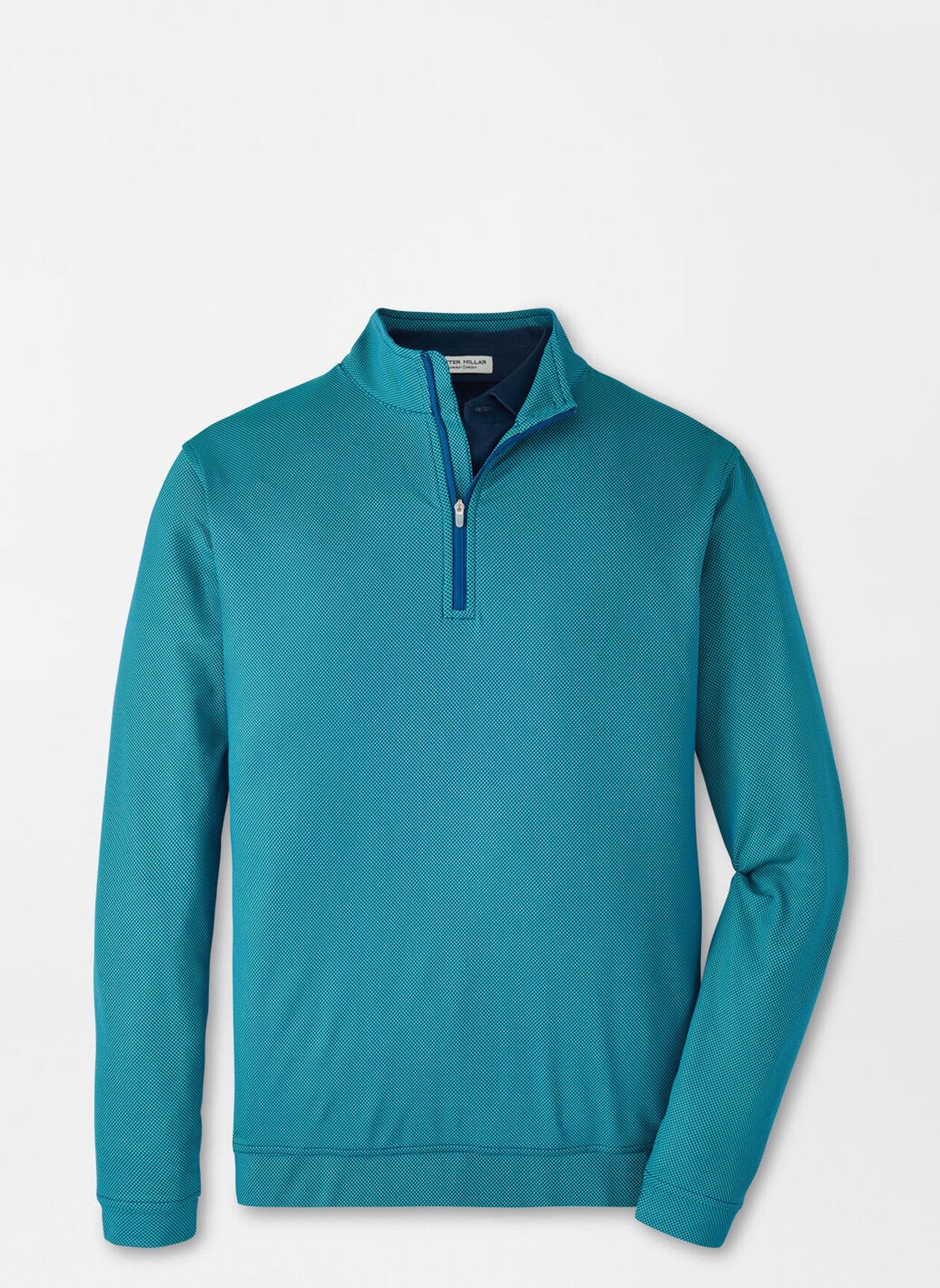 Perth Birdseye Performance Quarter-Zip Sport Navy