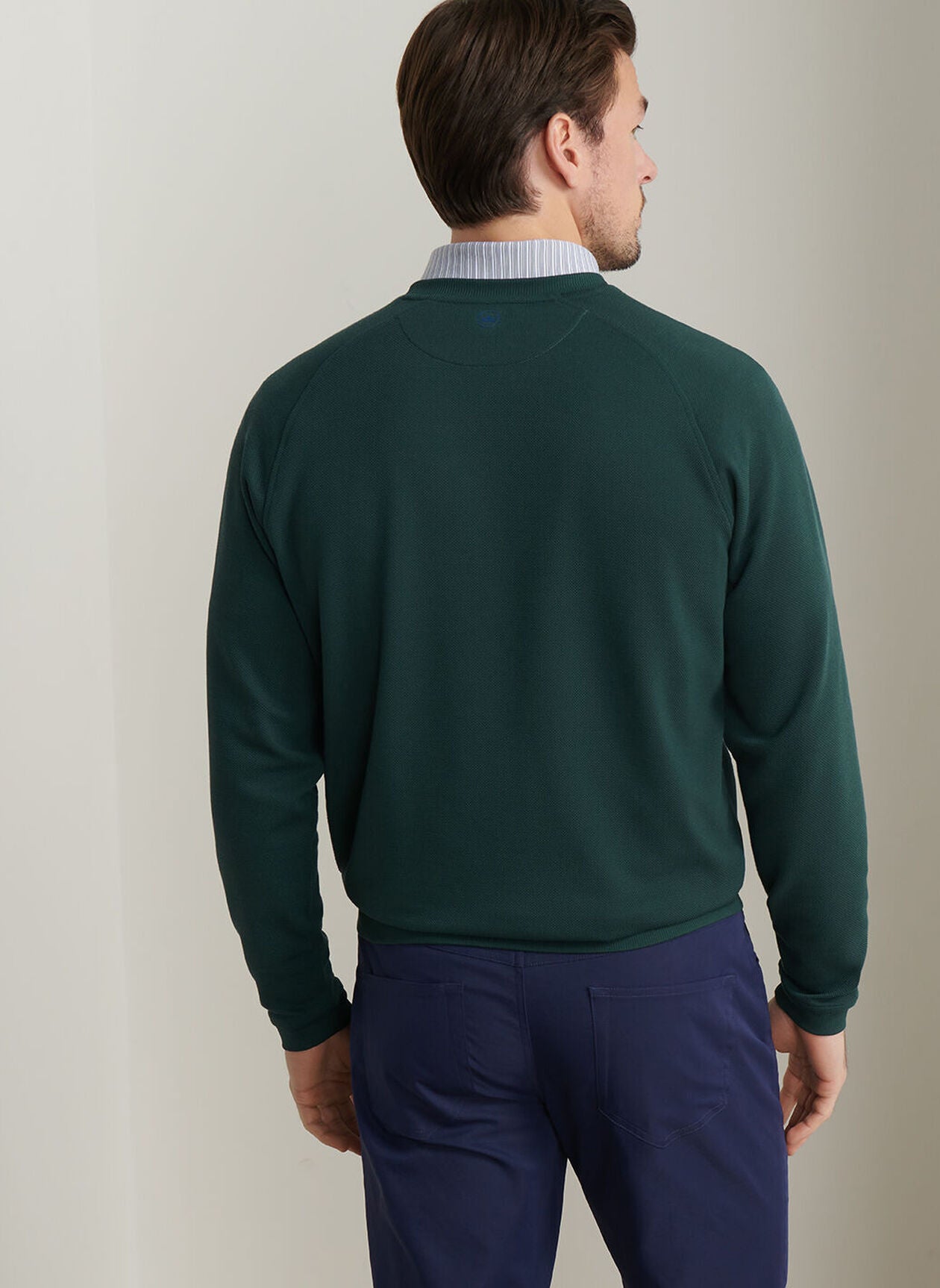 Cradle Piqué Performance Crewneck Nordic Pine