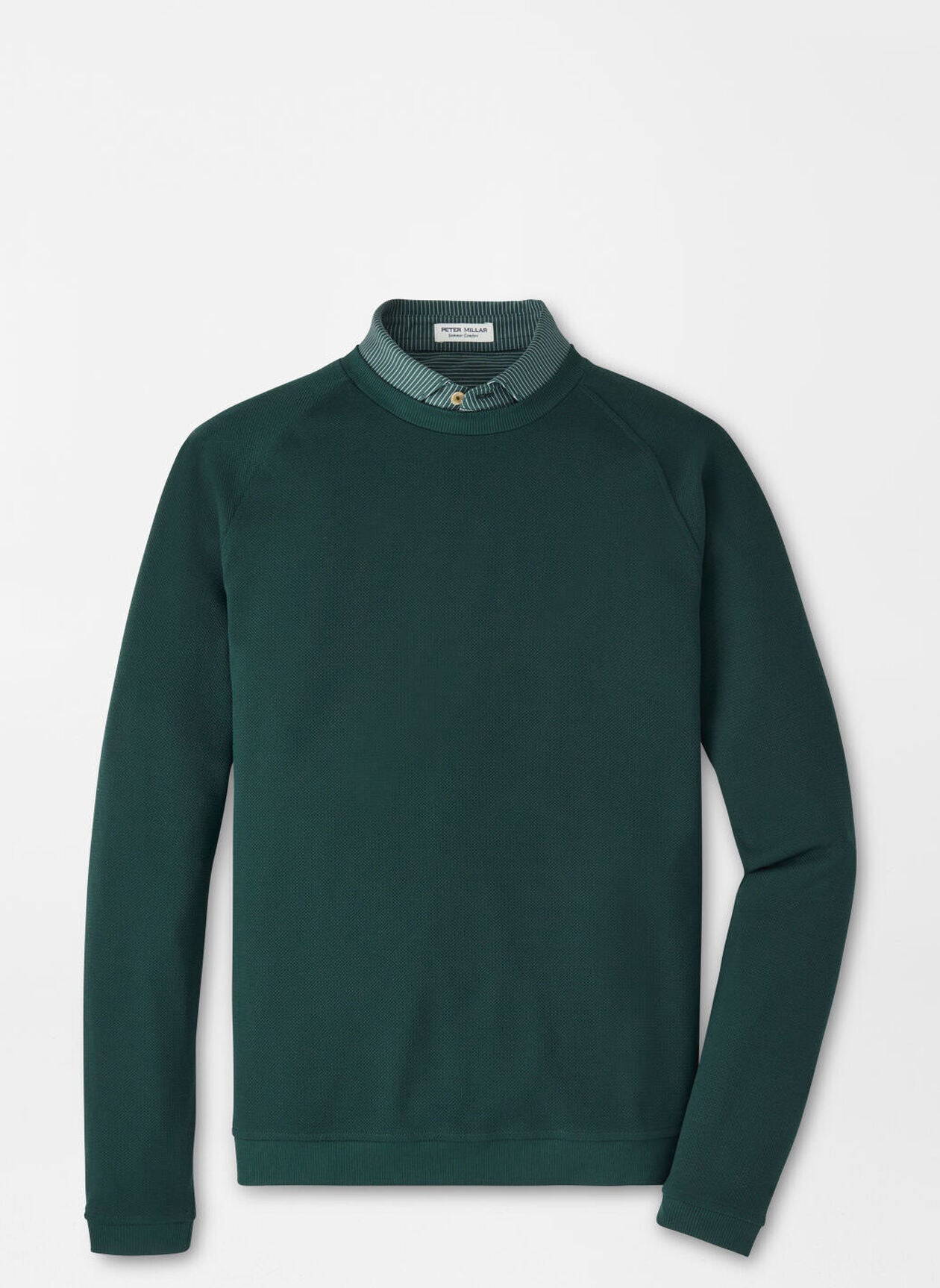 Cradle Piqué Performance Crewneck Nordic Pine