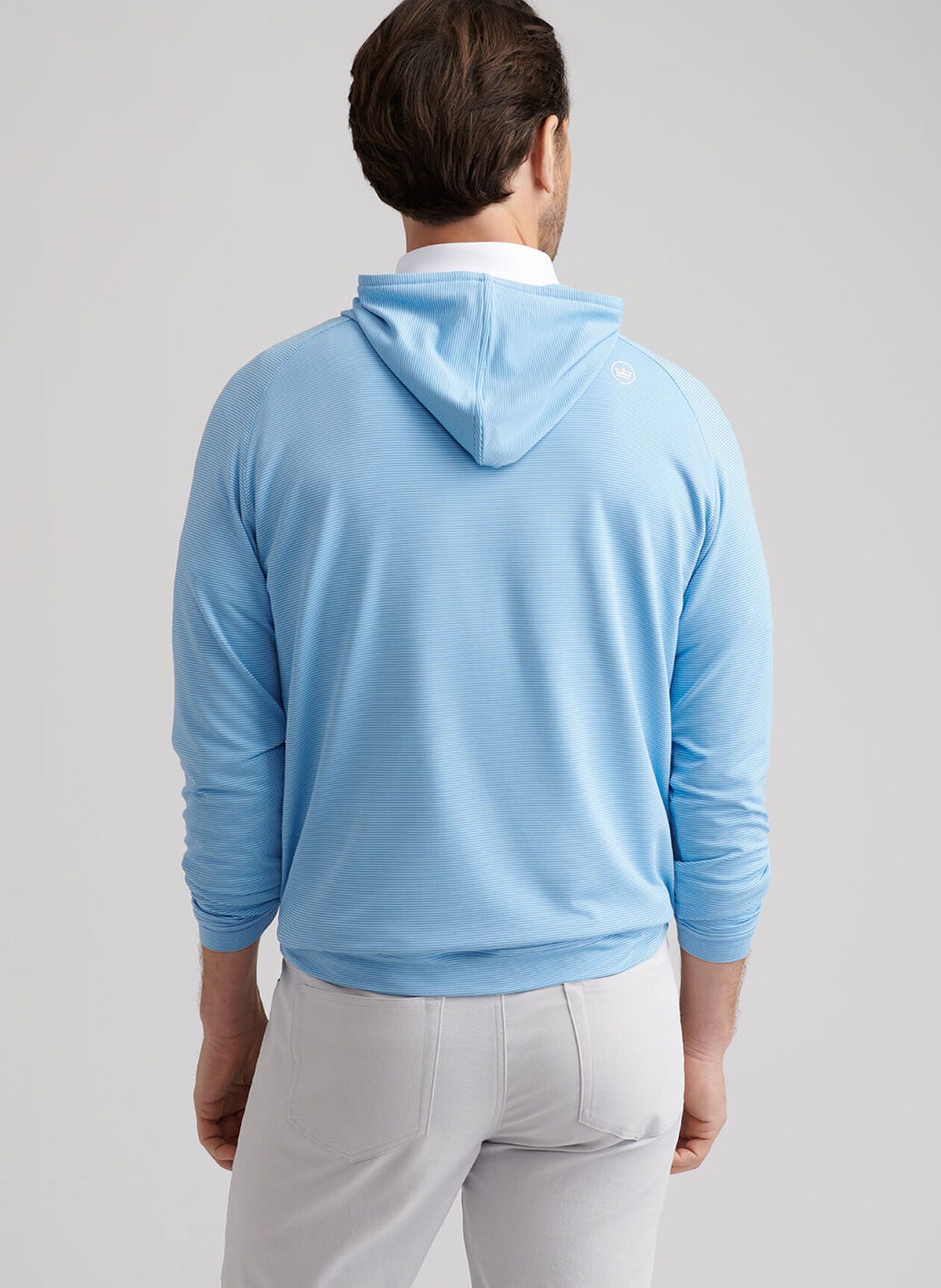 Pine Sugar Stripe Performance Hoodie Evening Tide
