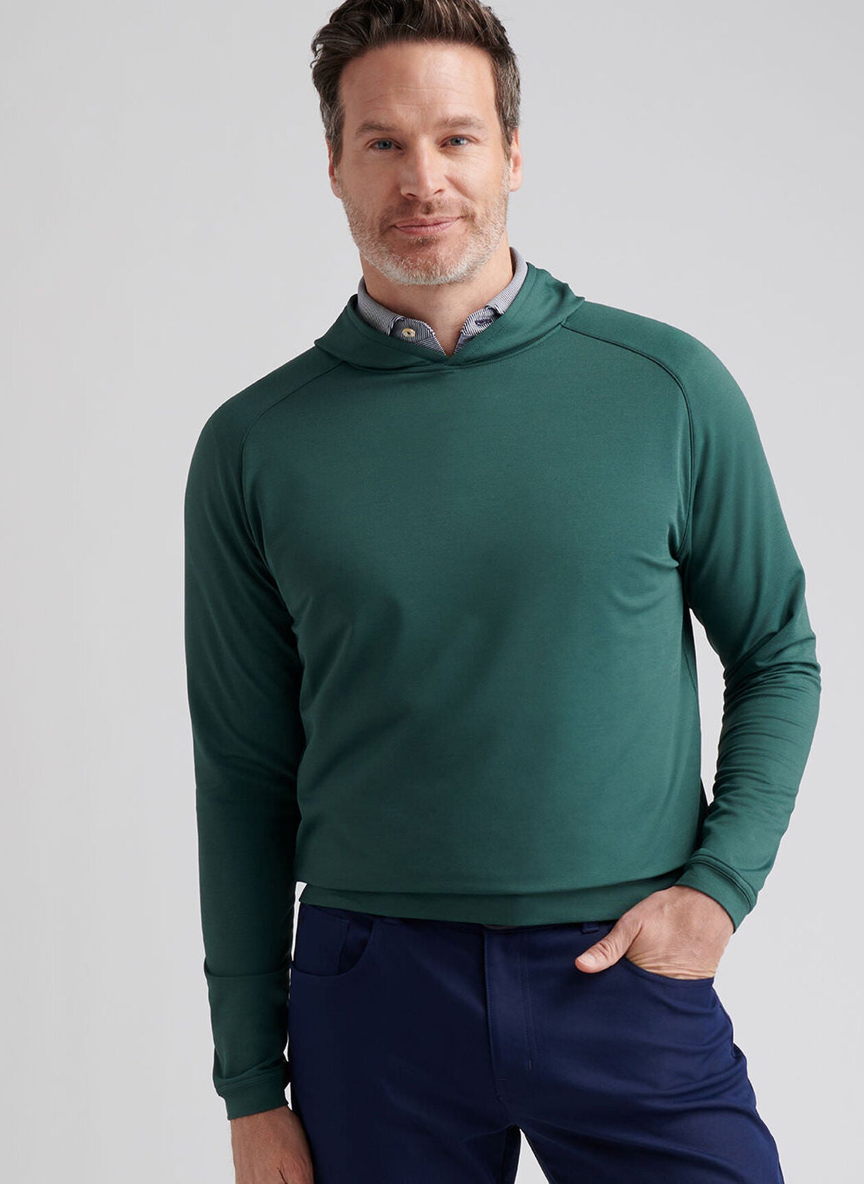 PINE PERFORMANCE HOODIE NORDIC PINE