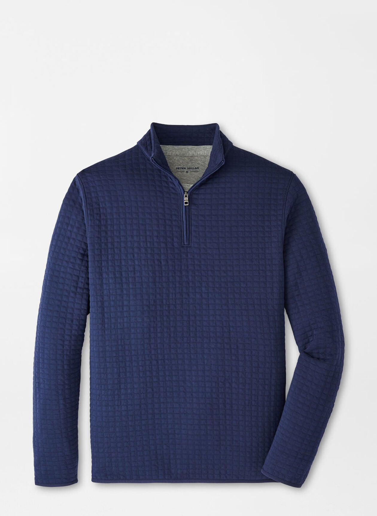 Quad Quilted Quarter-Zip Navy