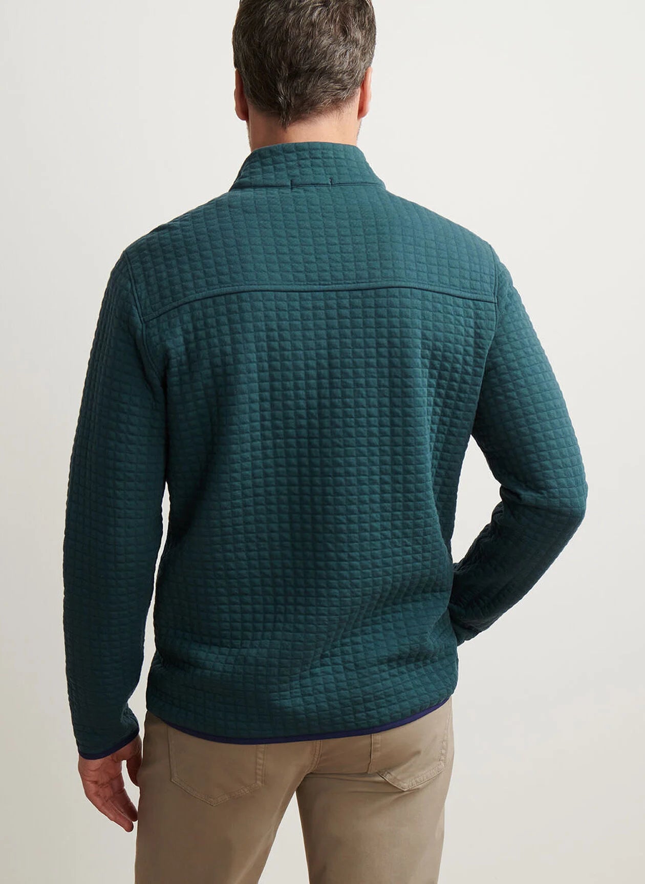 Quad Quilted Quarter-Zip Nordic Pine