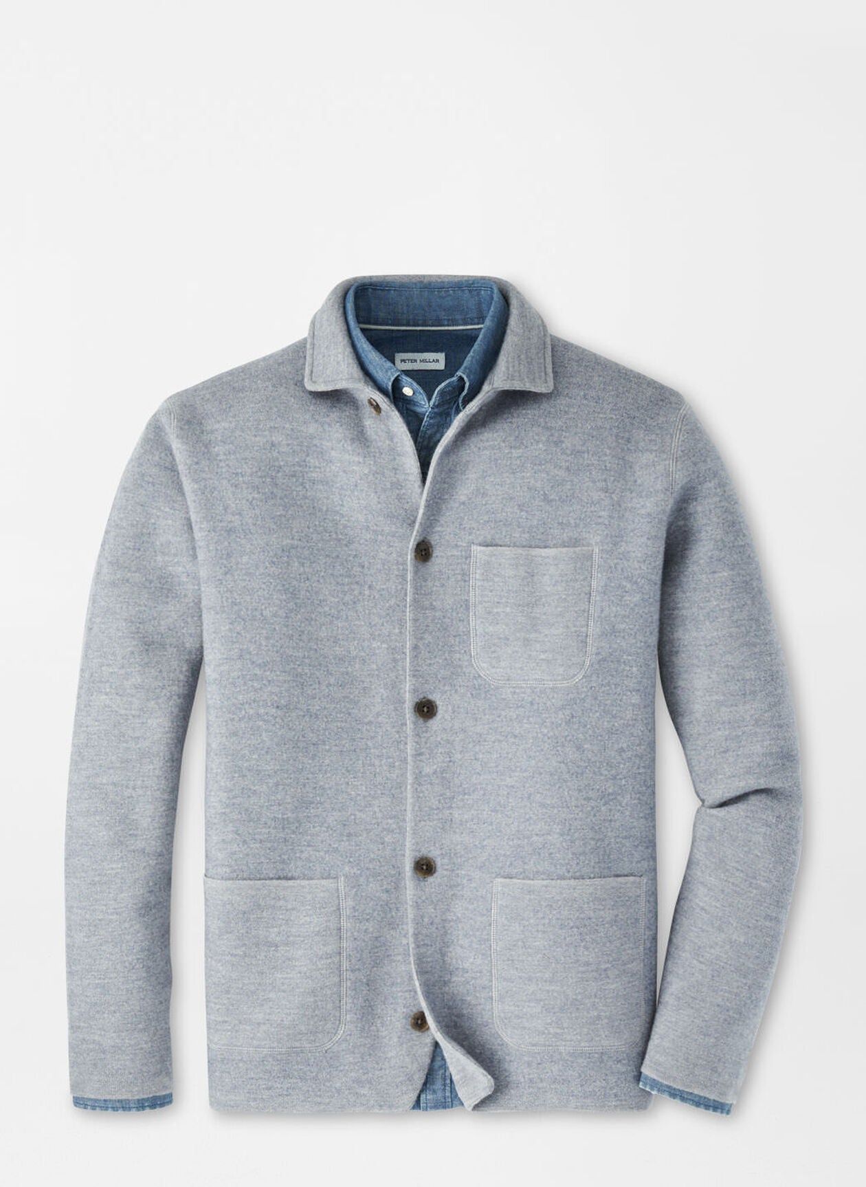 Carson Sweater Chore Coat Gale Grey