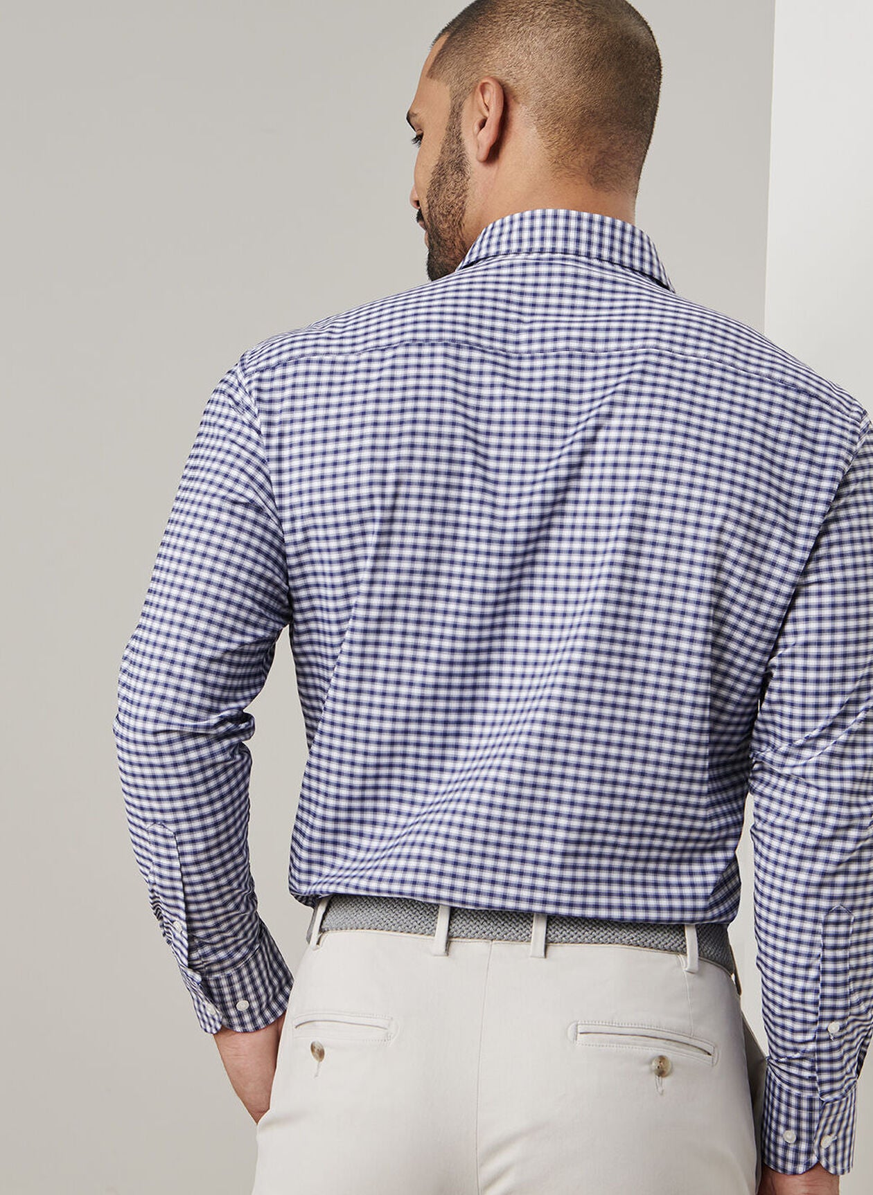 Fairbanks Performance Twill Sport Shirt NAVY