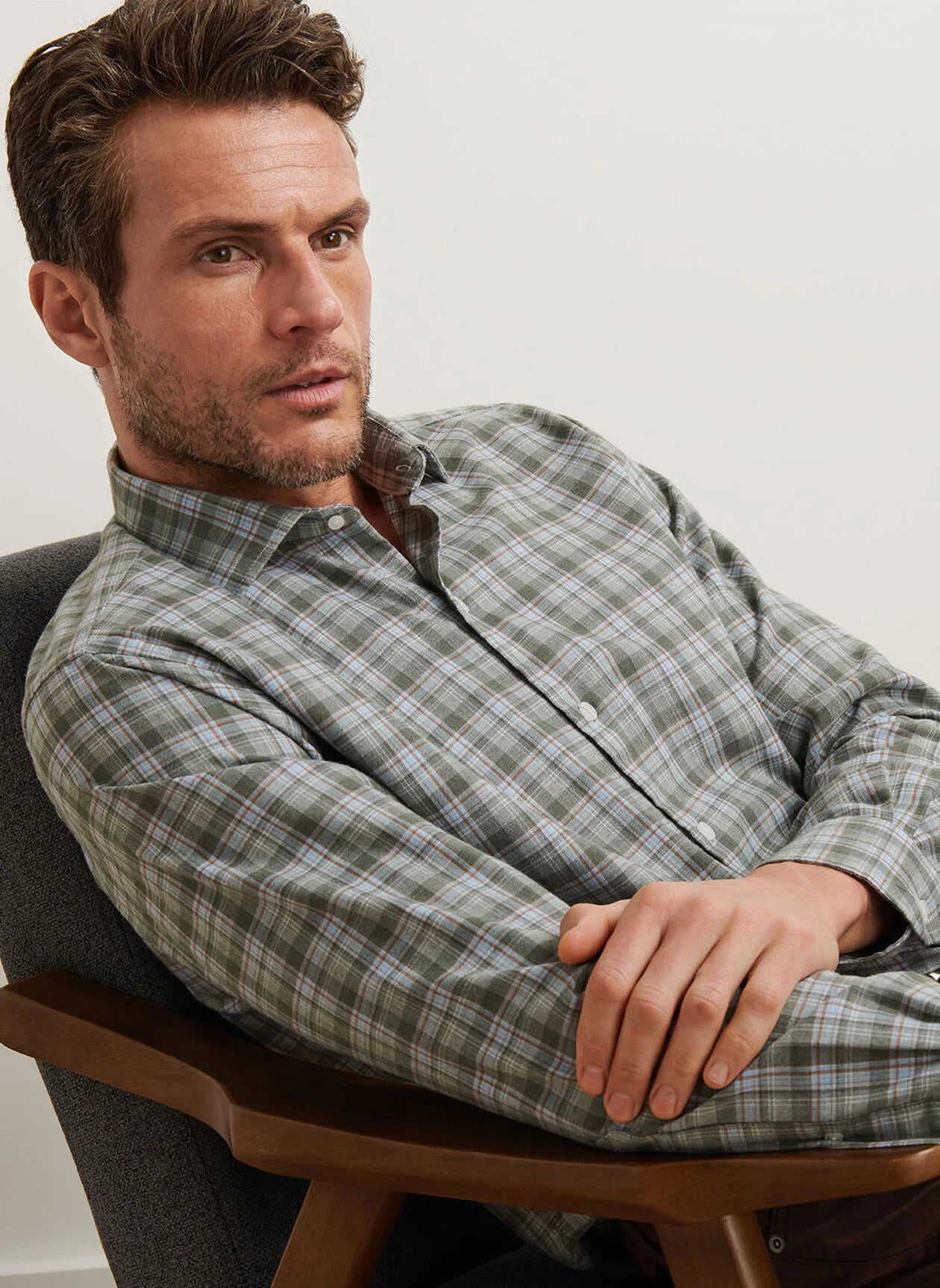 Whitecap Performance Flannel Sport Shirt Basil