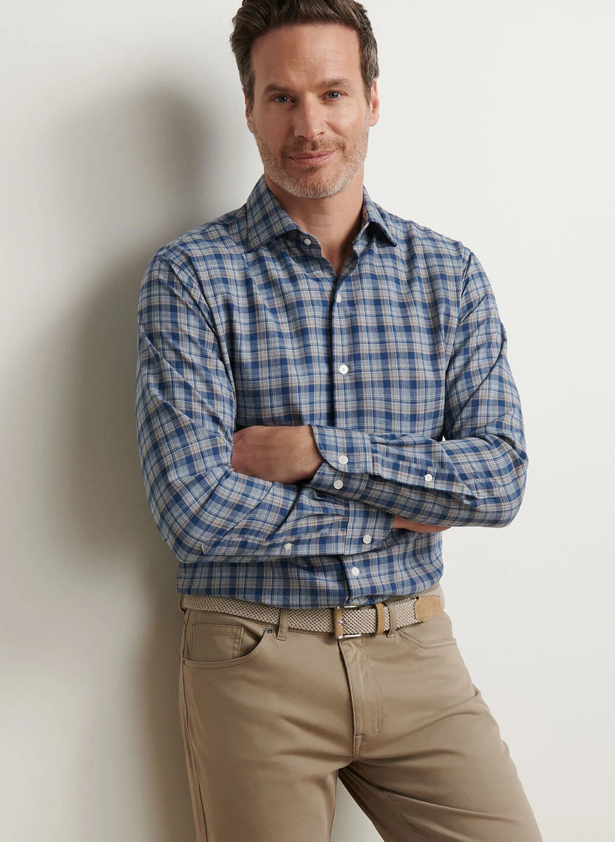 Whitecap Performance Flannel Sport Shirt BLUE HAZE
