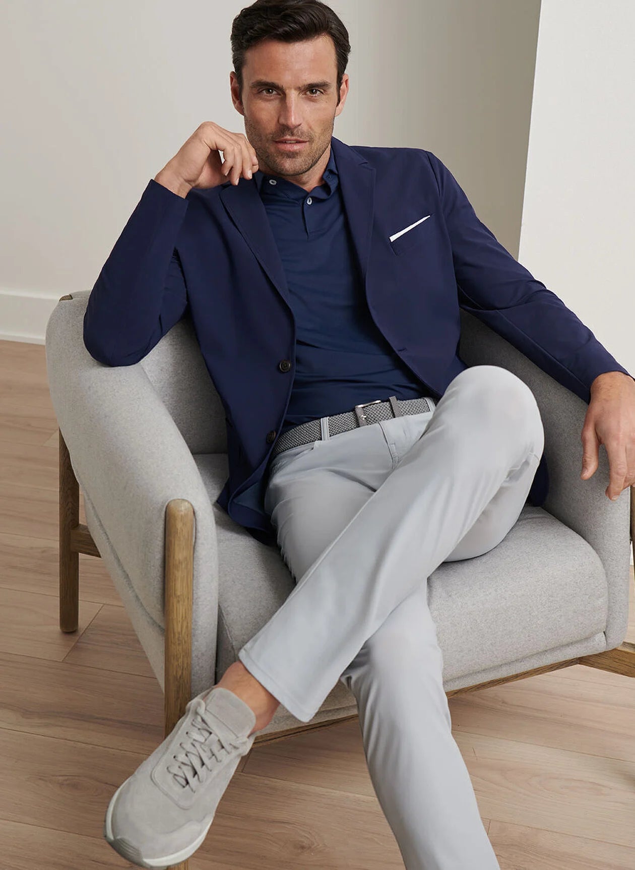 Bingham Performance Blazer Navy