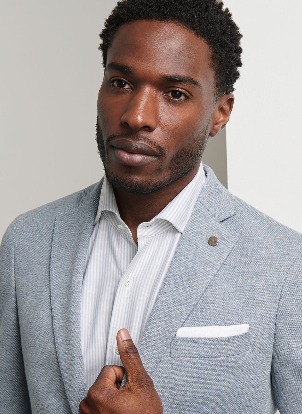 Barclay Knit Soft Jacket Rain Cloud