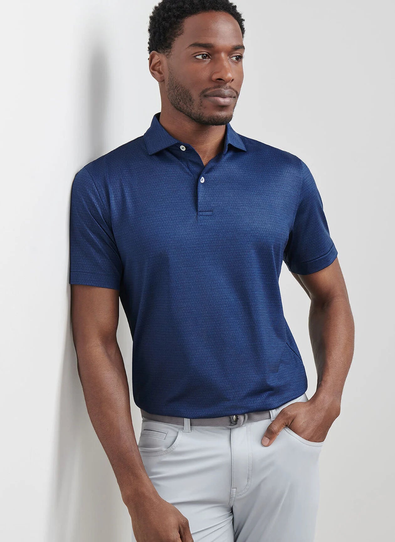 Jukebox Performance Jersey Polo Navy