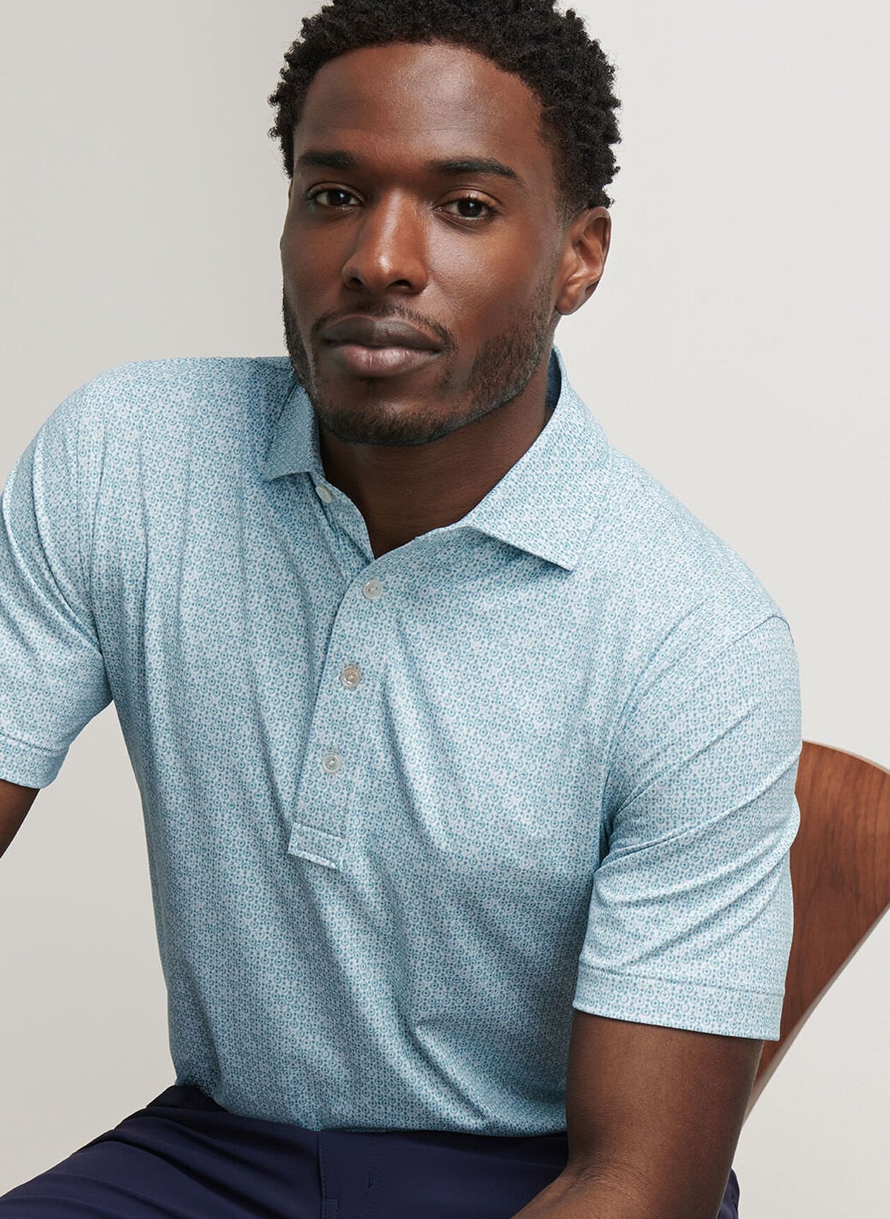Due North Performance Jersey Polo White