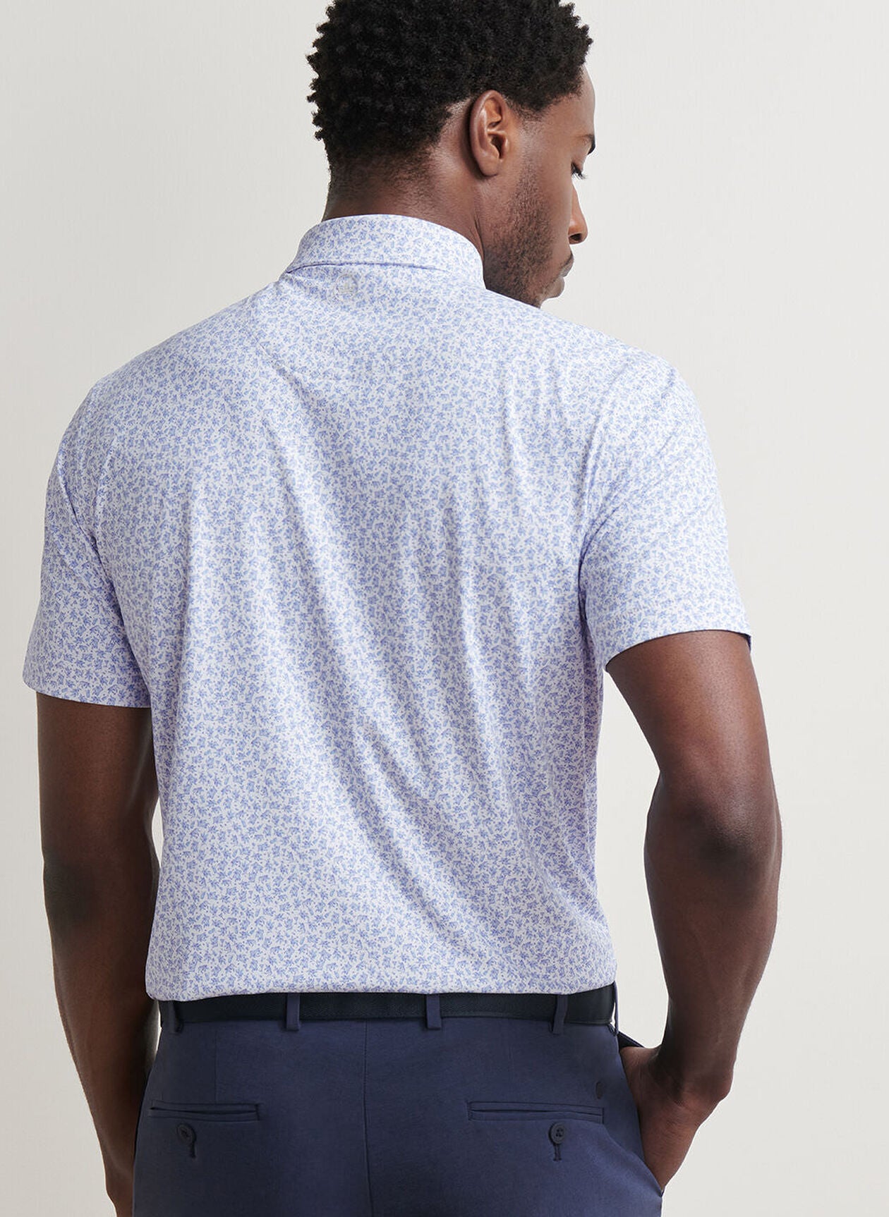 Olive Grove Performance Jersey Polo White