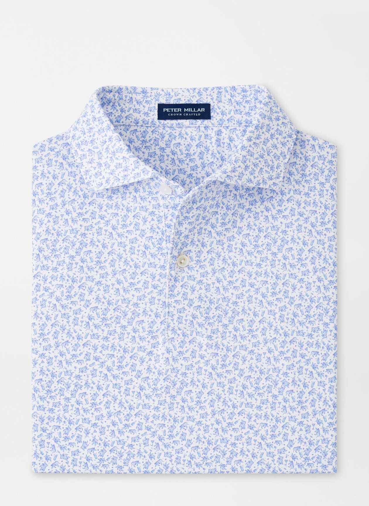 Olive Grove Performance Jersey Polo White