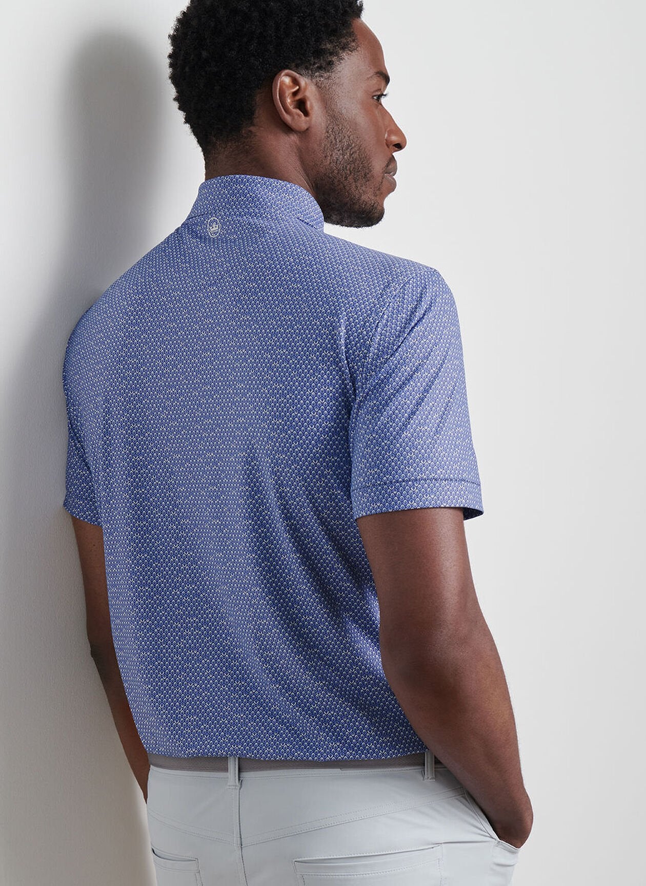 Mariposa Performance Jersey Polo Nebula Blue