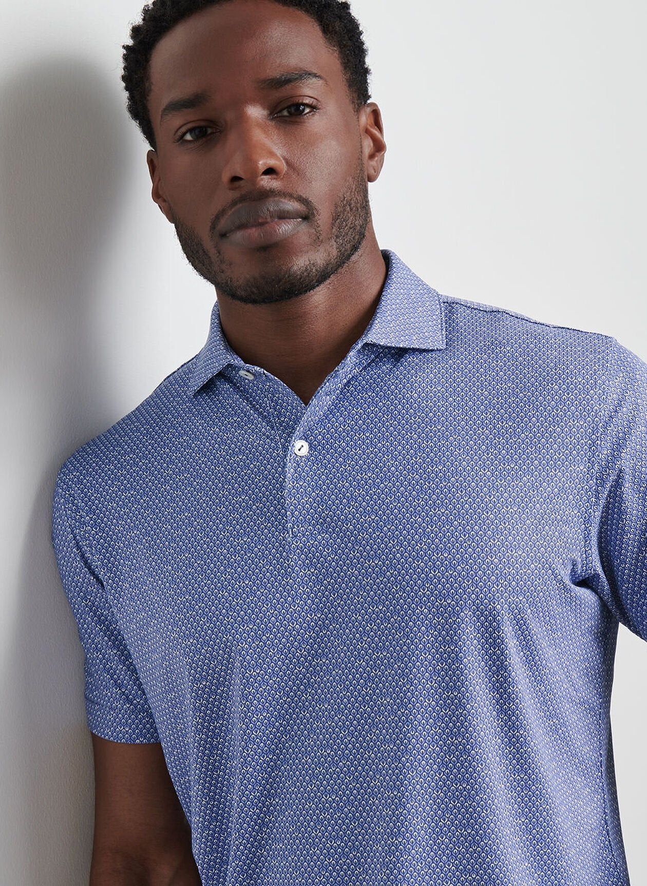 Mariposa Performance Jersey Polo Nebula Blue