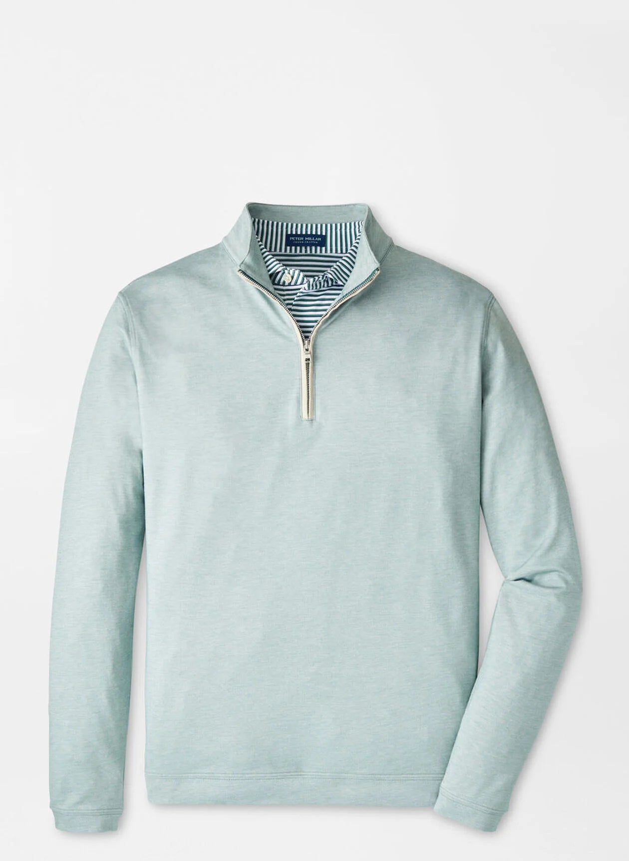 Albatross Cotton-Blend Piqué Quarter-Zip Sherwood