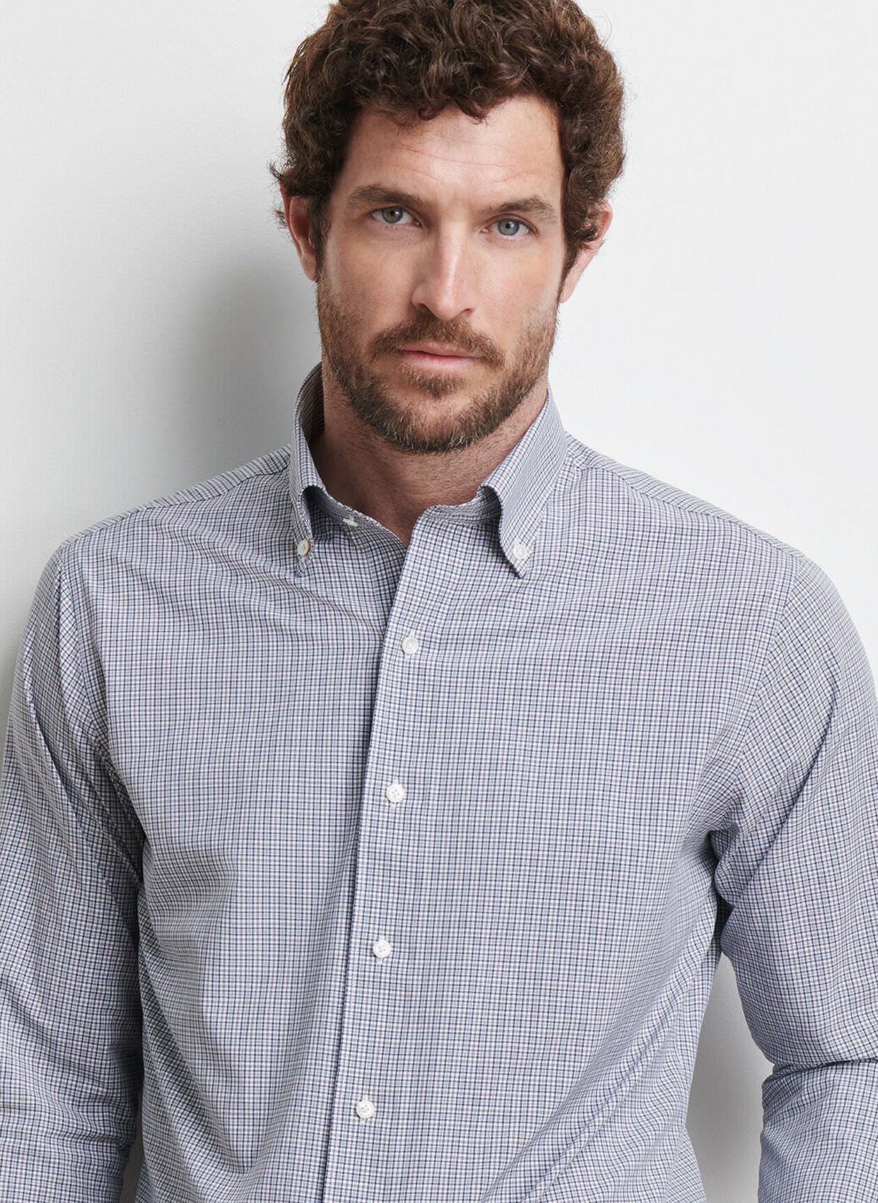 Porter Performance Poplin Sport Shirt NEBULA BLUE