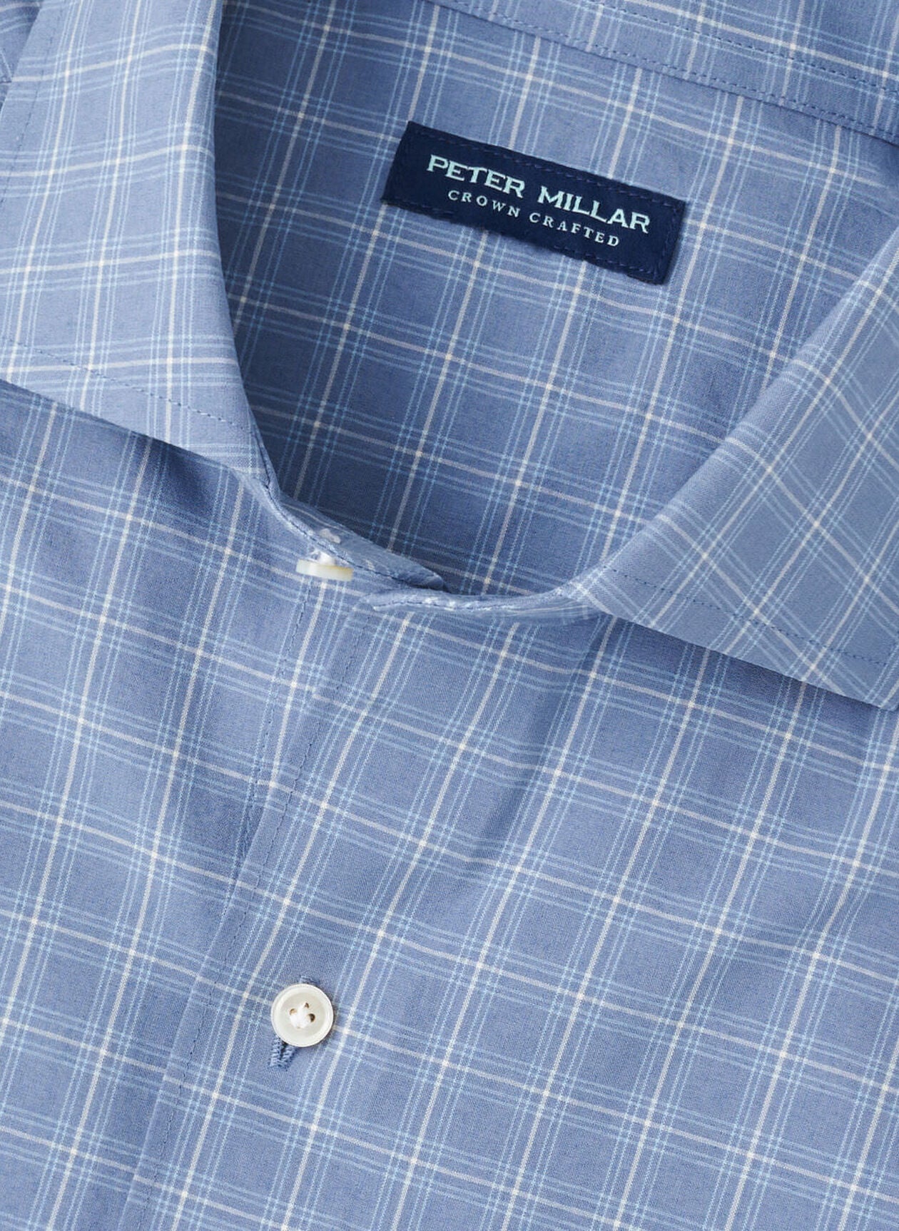 Reese Performance Poplin Sport Shirt RAIN CLOUD