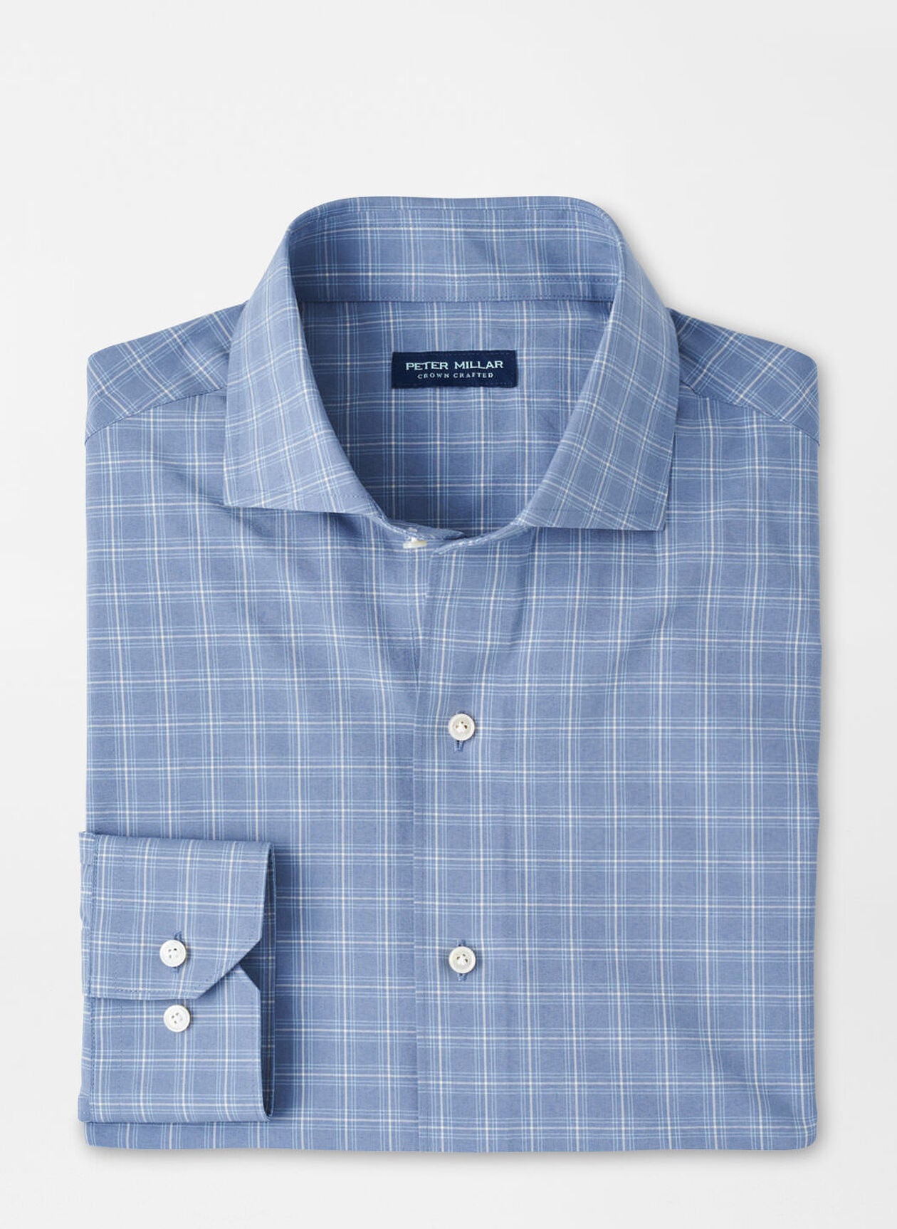 Reese Performance Poplin Sport Shirt RAIN CLOUD