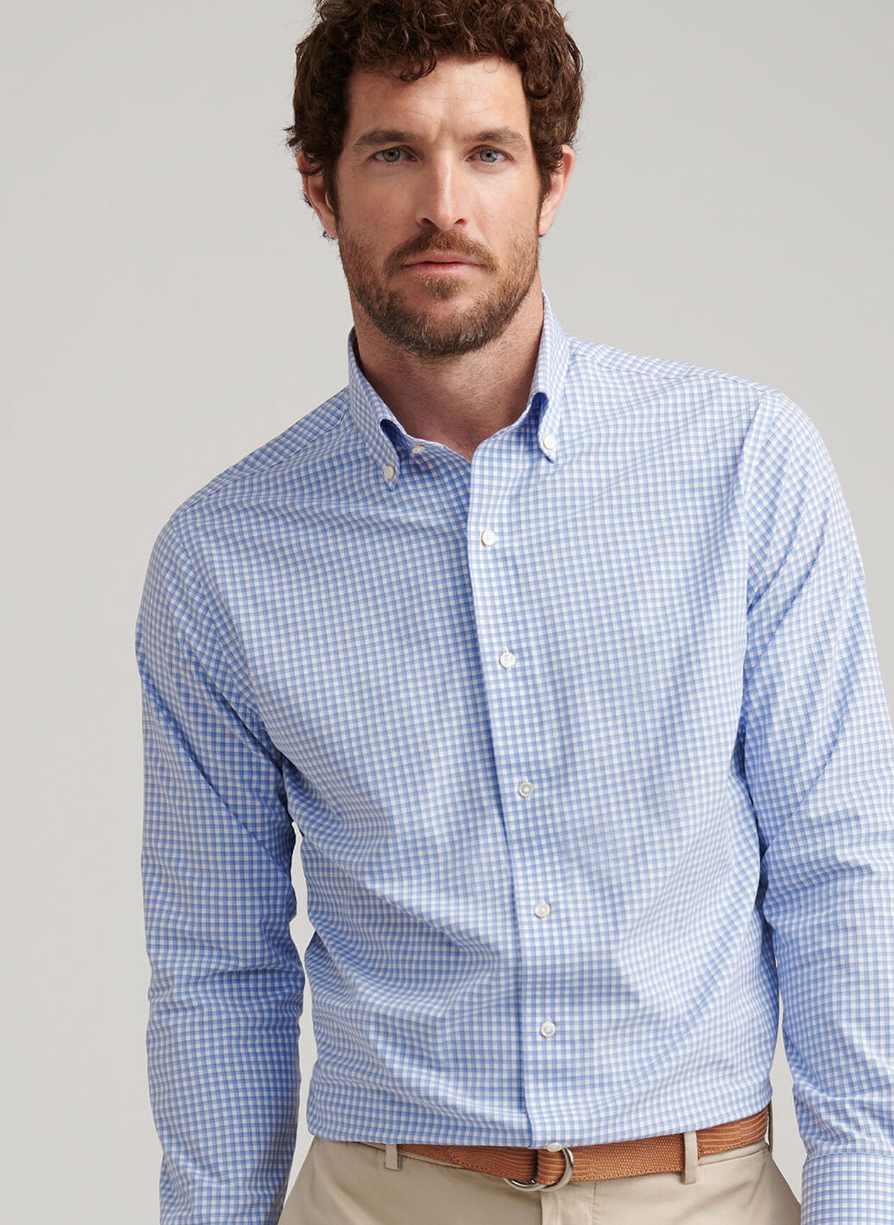 Mitchell Performance Poplin Sport Shirt WISTERIA