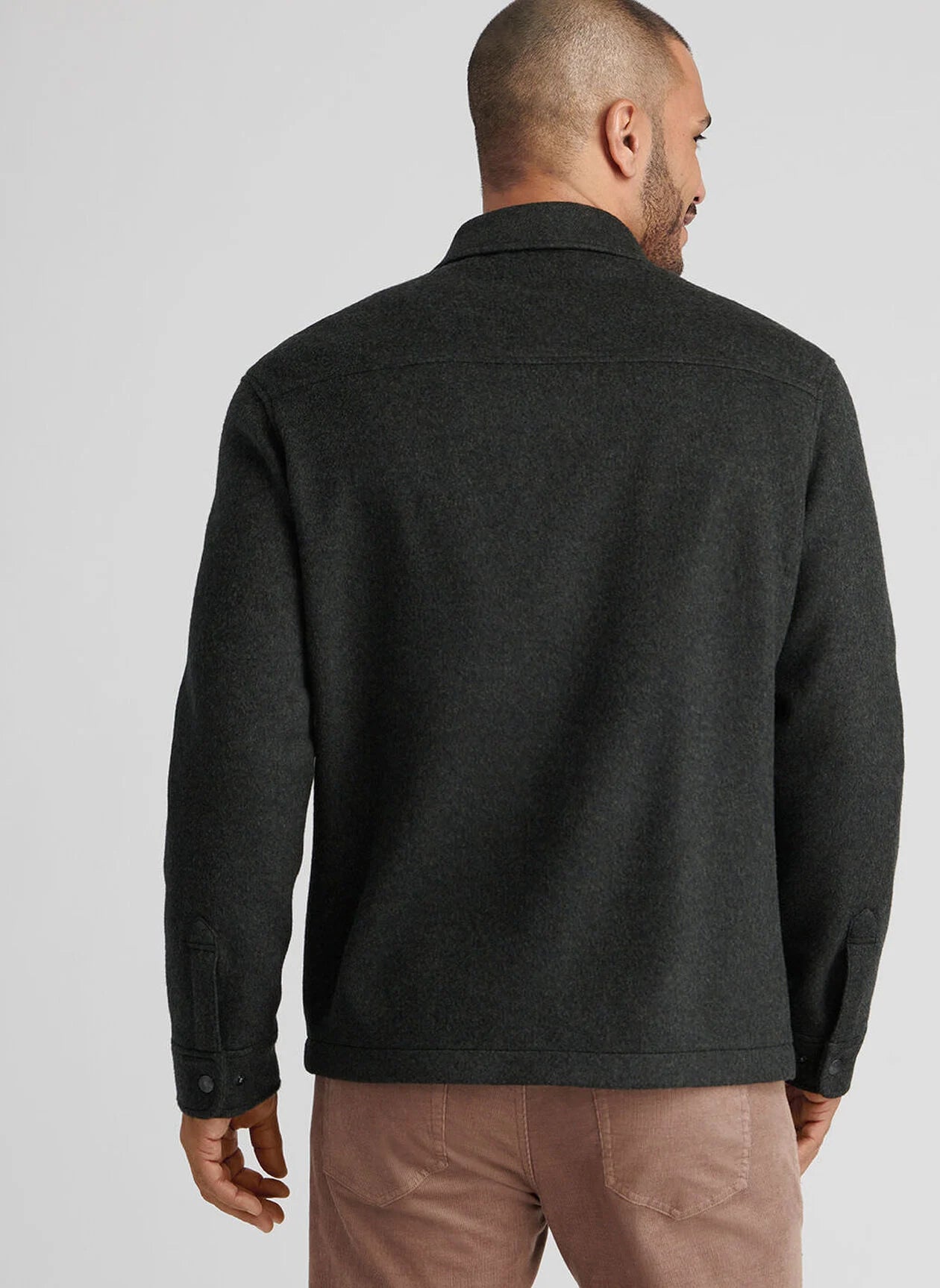 Crown Flex Merino Shirt Jacket Dark Olive