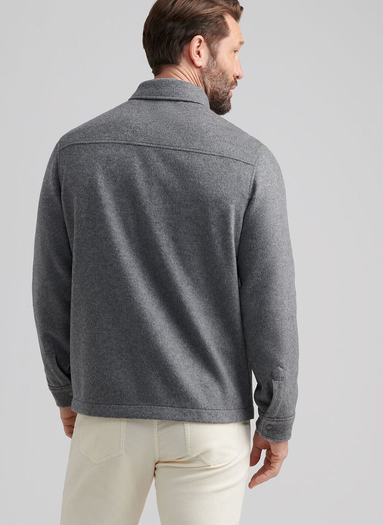 Crown Flex Merino Shirt Jacket Olso Grey