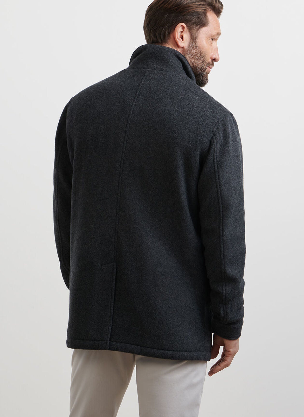 Crown Flex Merino City Coat Iron