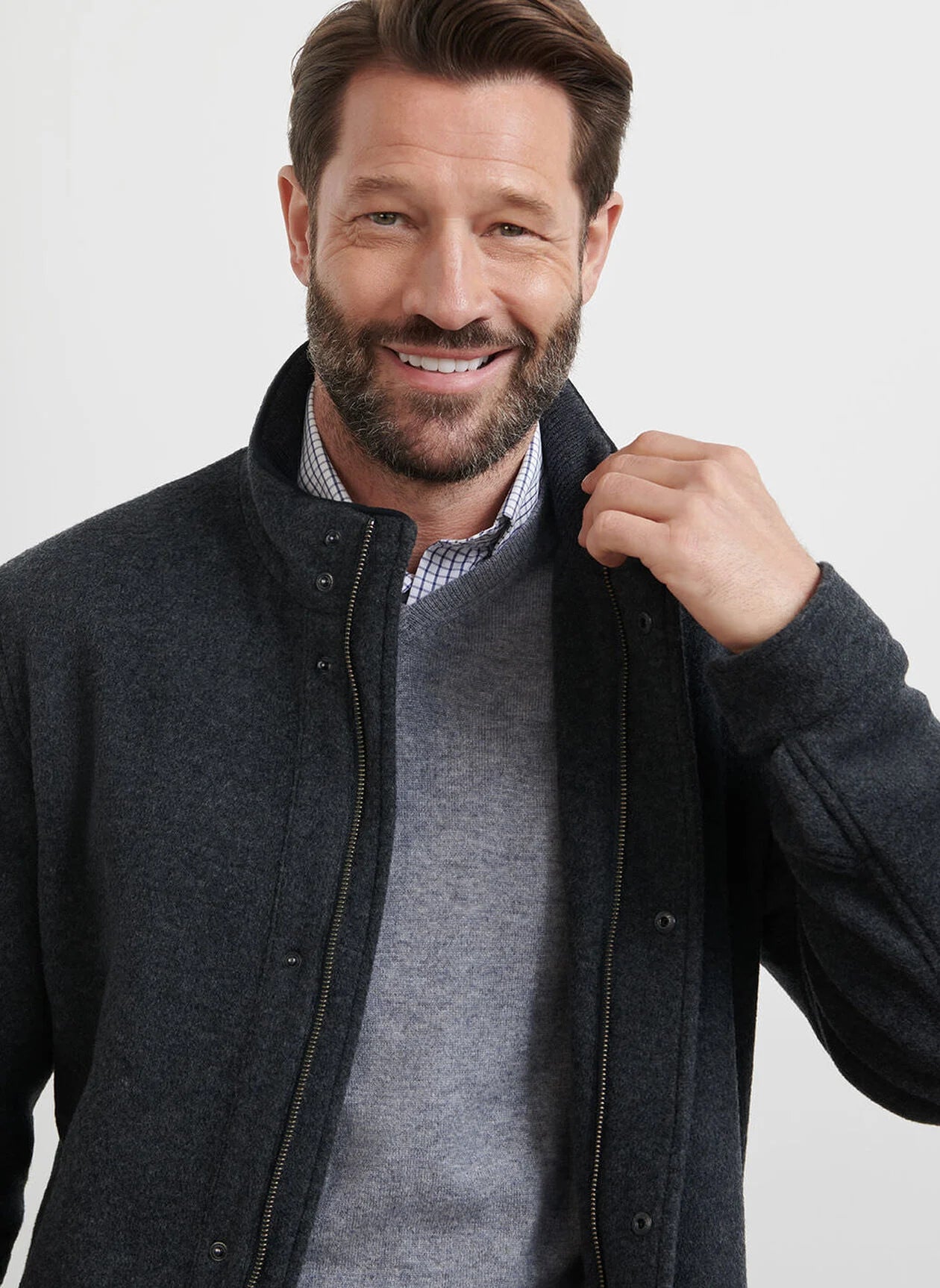 Crown Flex Merino City Coat Iron