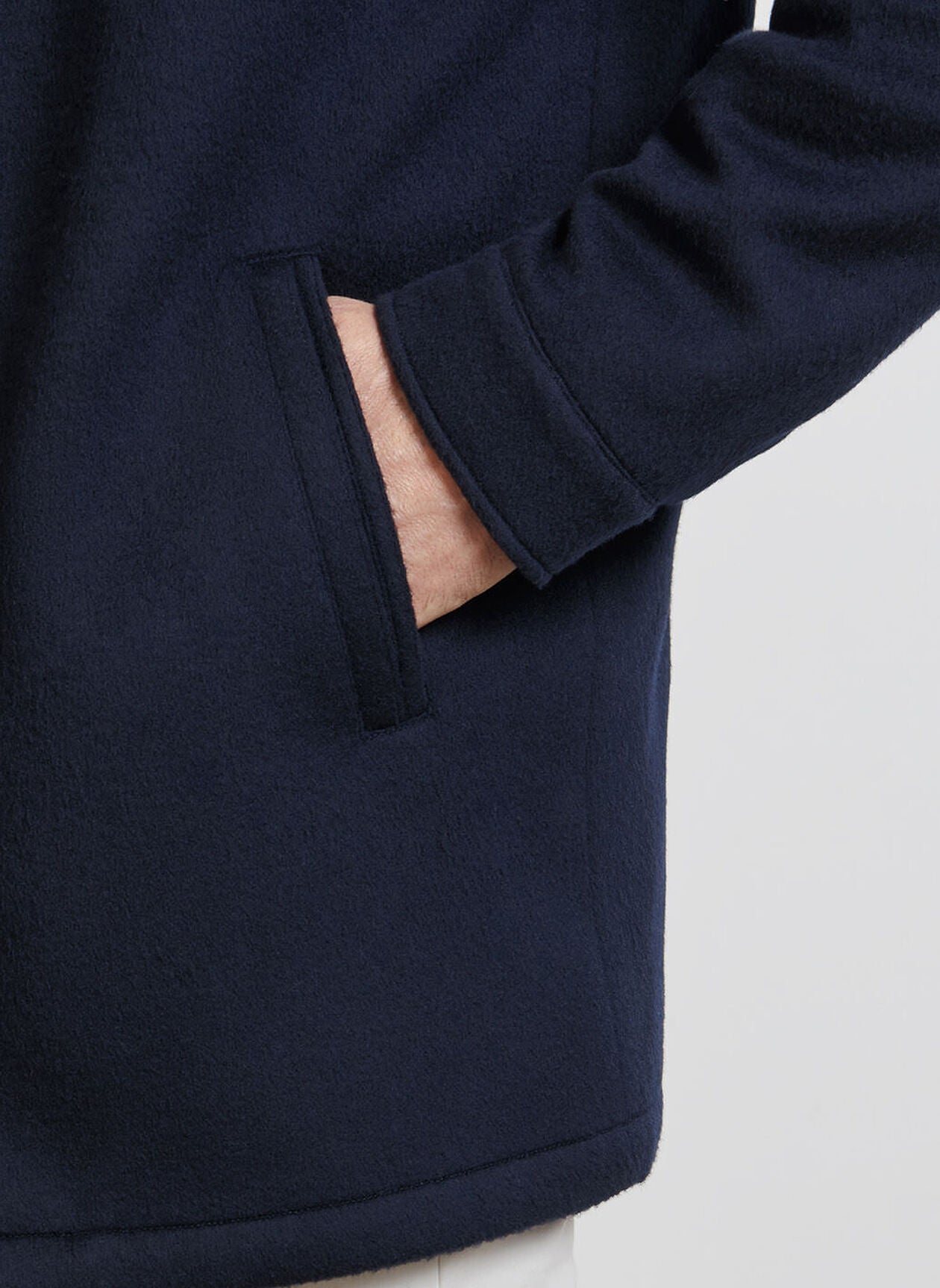 Crown Flex Merino City Coat Navy