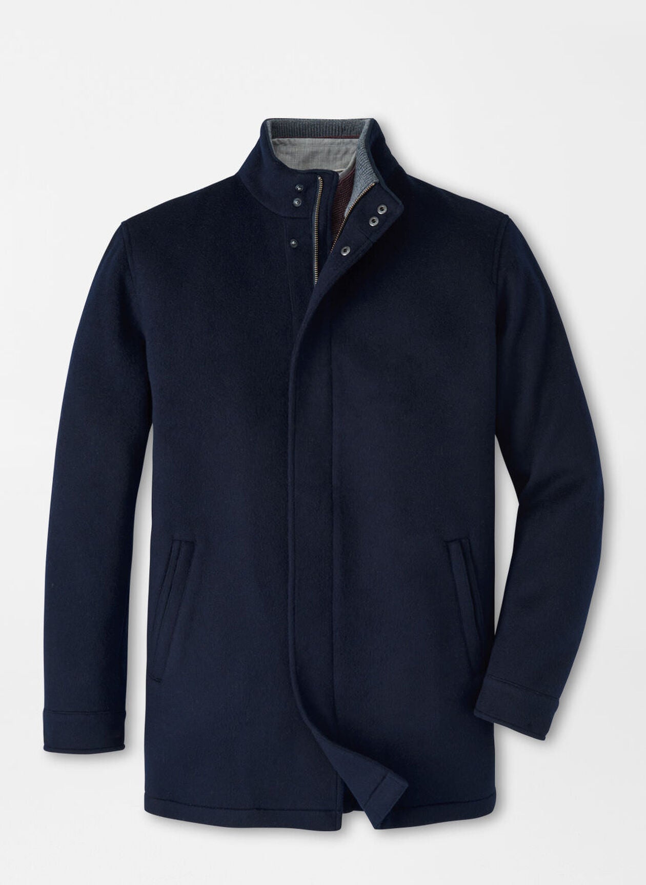 Crown Flex Merino City Coat Navy
