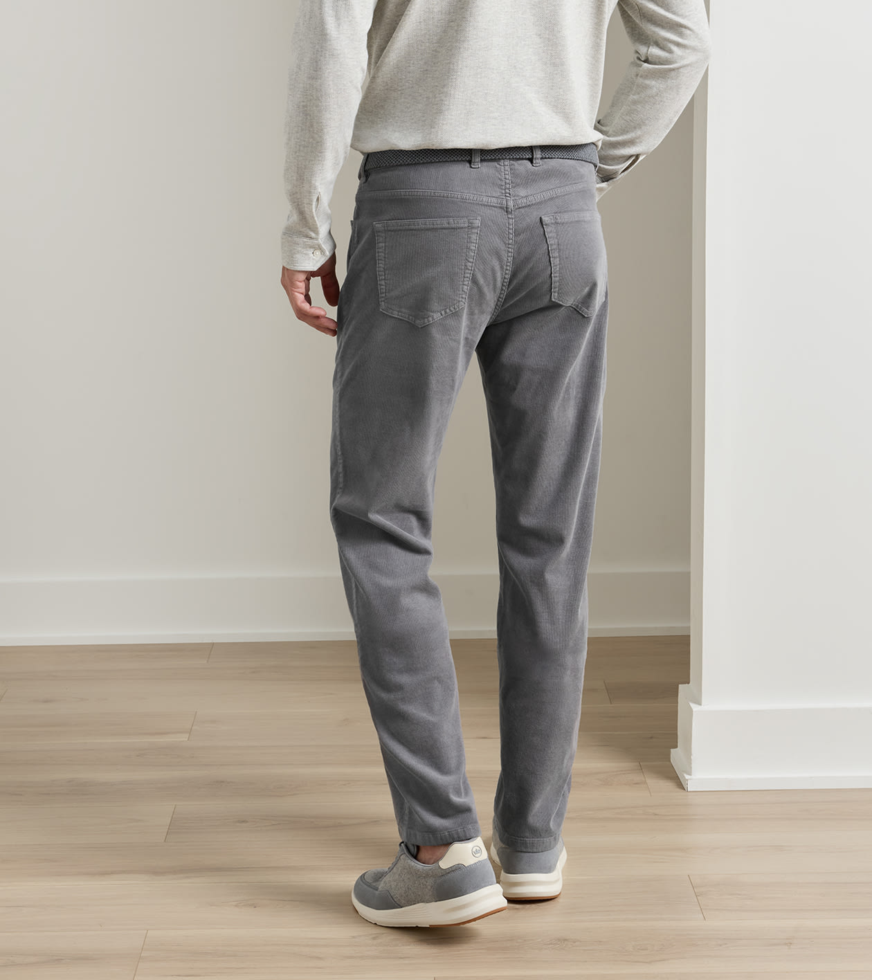 Classic Corduroy Five-Pocket Pant Oslo Grey