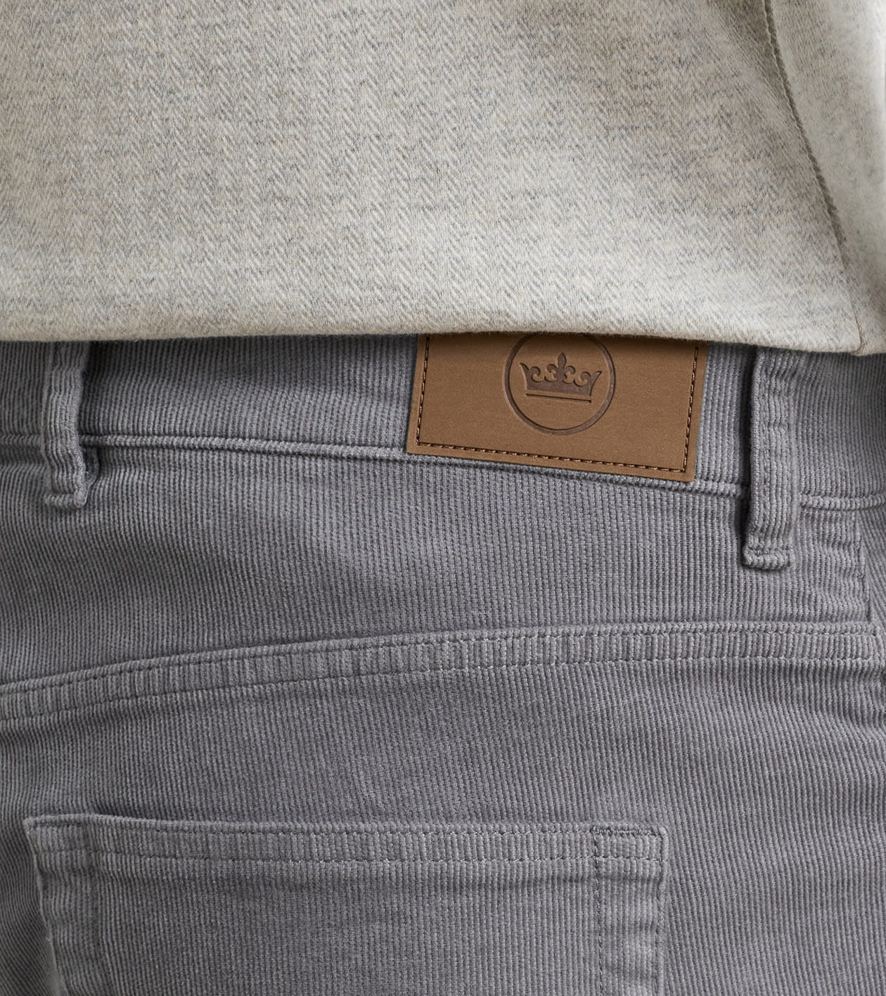 Classic Corduroy Five-Pocket Pant Oslo Grey