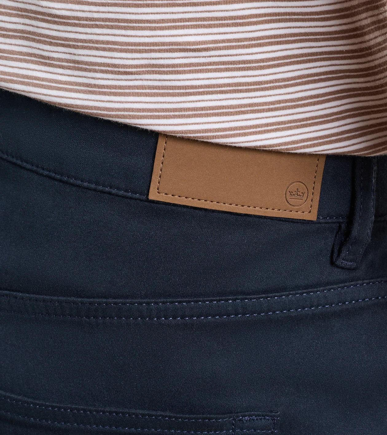 Signature Sateen Five-Pocket Pant Midnight Navy