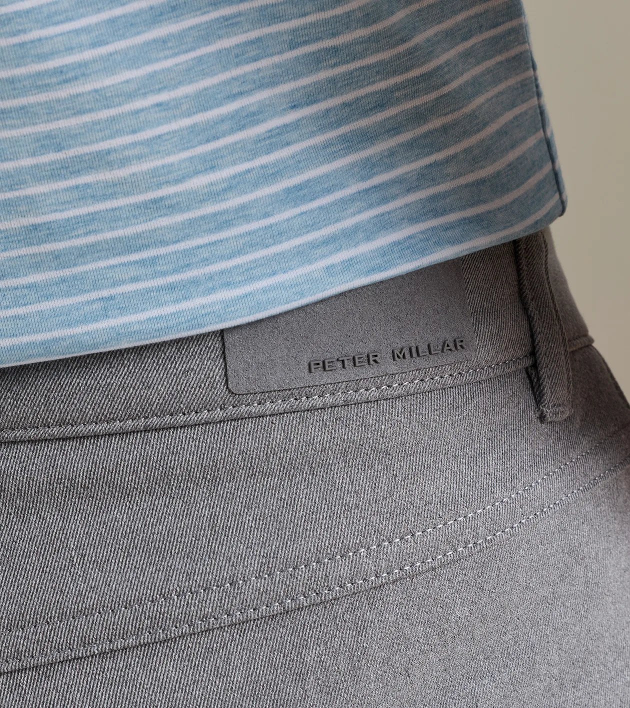 eb66 Mélange Performance Five-Pocket Pant Smoke
