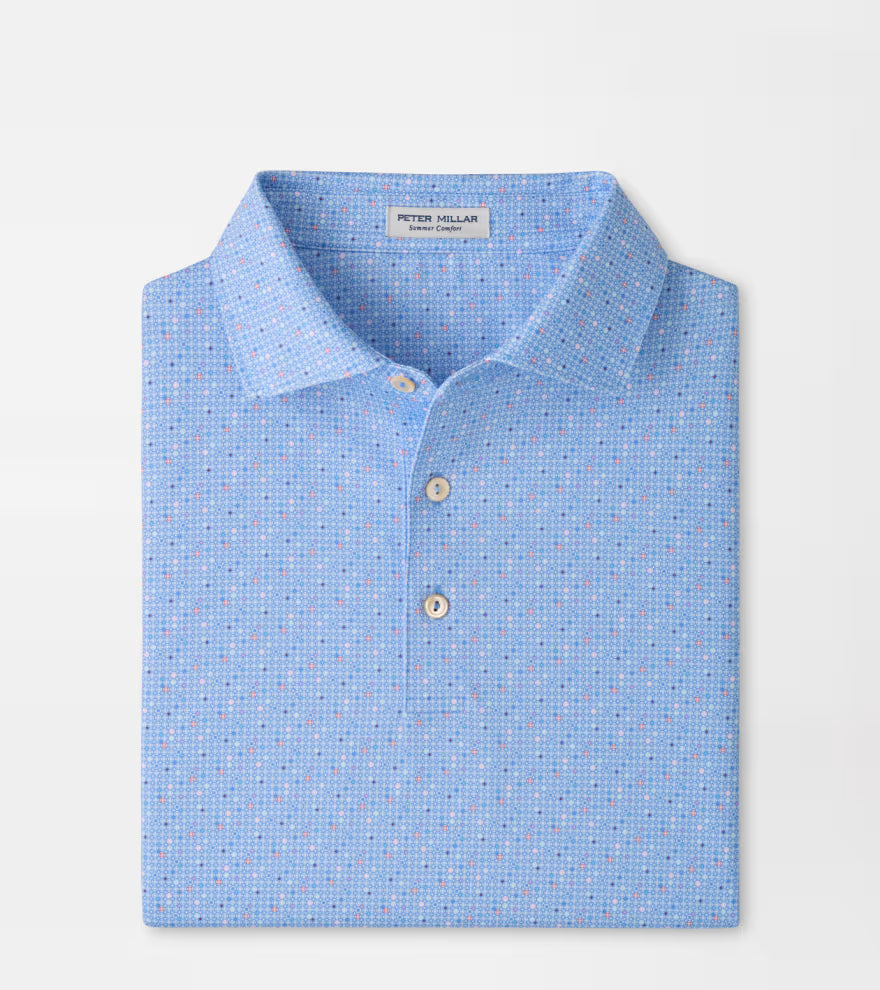 RIVINGTON PERFORMANCE JERSEY POLO ESTATE BLUE
