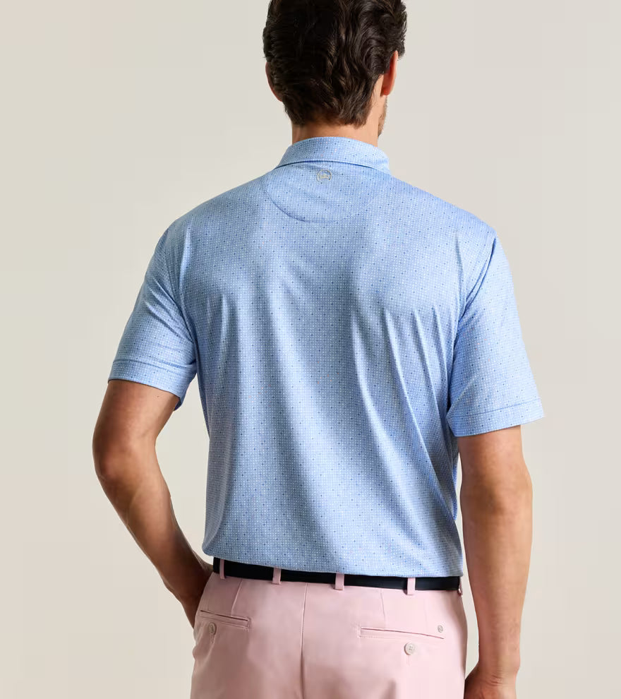 RIVINGTON PERFORMANCE JERSEY POLO ESTATE BLUE