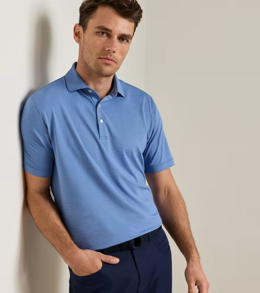 Jubilee Performance Jersey Polo Bali Blue/Estate Blue