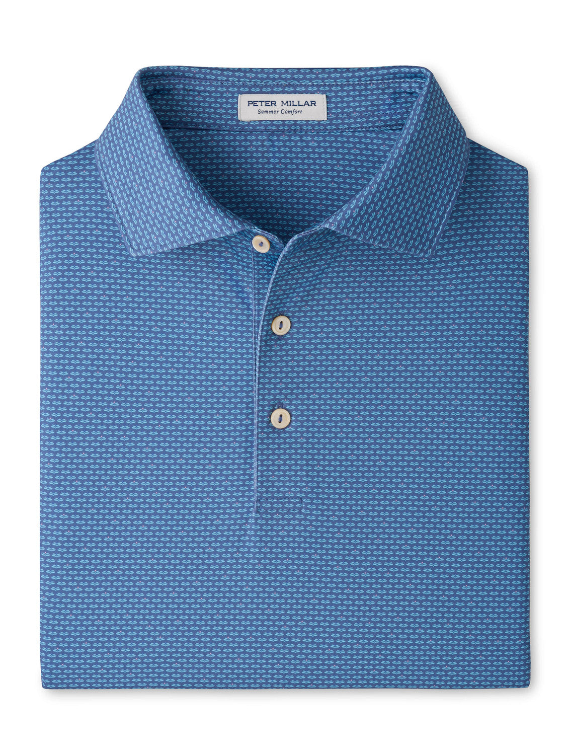 HAGUE PERFORMANCE JERSEY POLO BALI BLUE